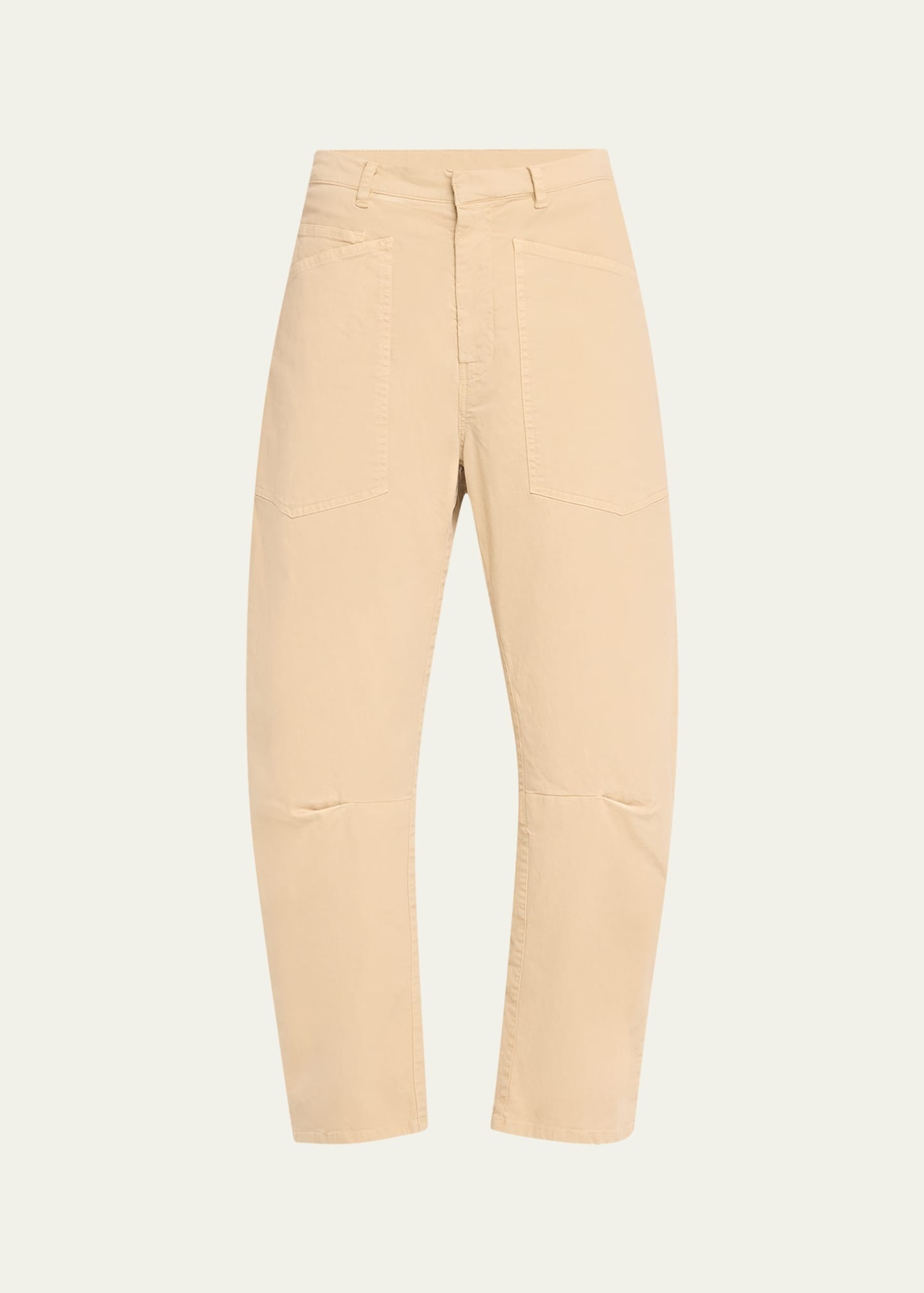 Shon Mid-Rise Cropped Pants - 1