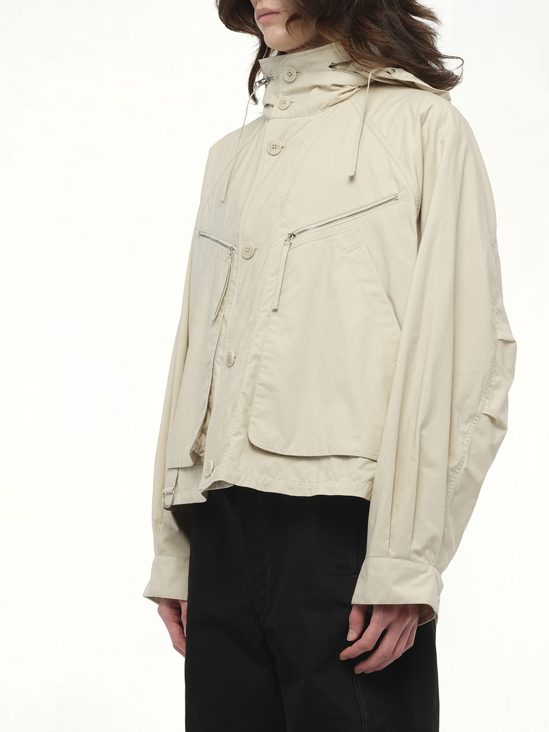 Parachute Blouson in Stone Beige - 2