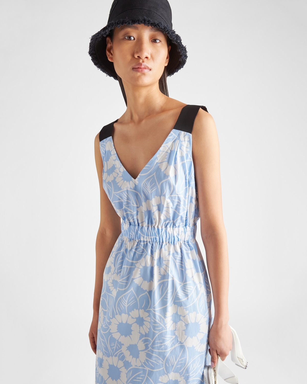 ワンピース PRADA PRINTED POPLIN DRESS Prada Printed poplin dress | REVERSIBLE