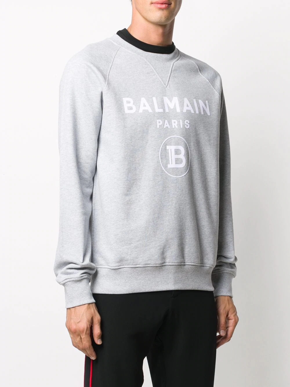 logo print sweatshirt - 3