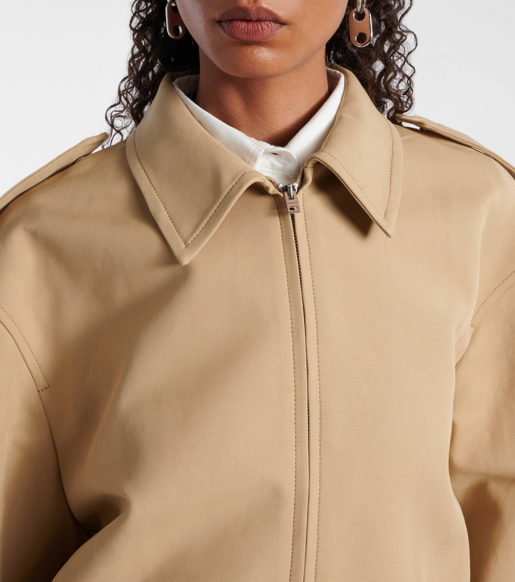 Cotton satin jacket - 4