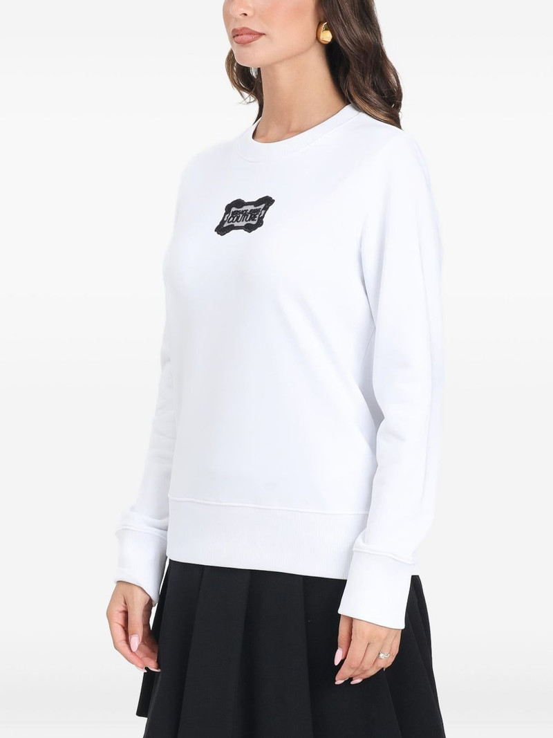 logo-patch sweatshirt 1