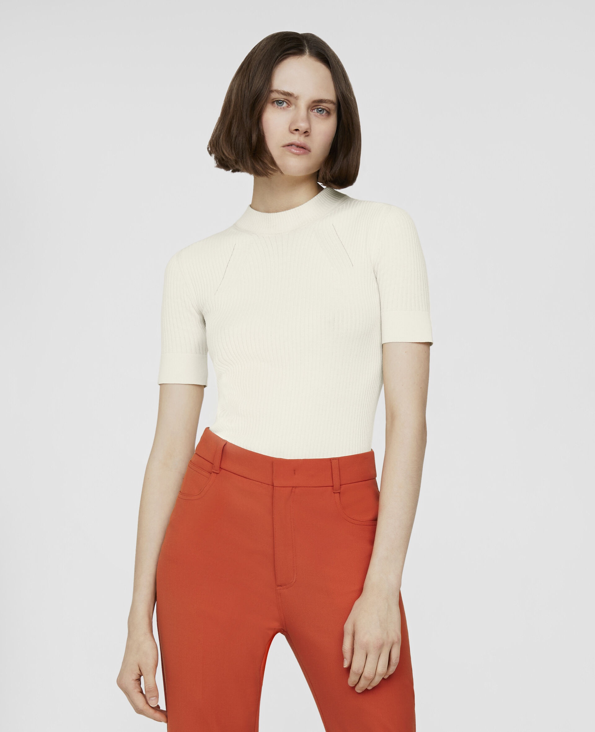 Ribbed Knit Top - 4