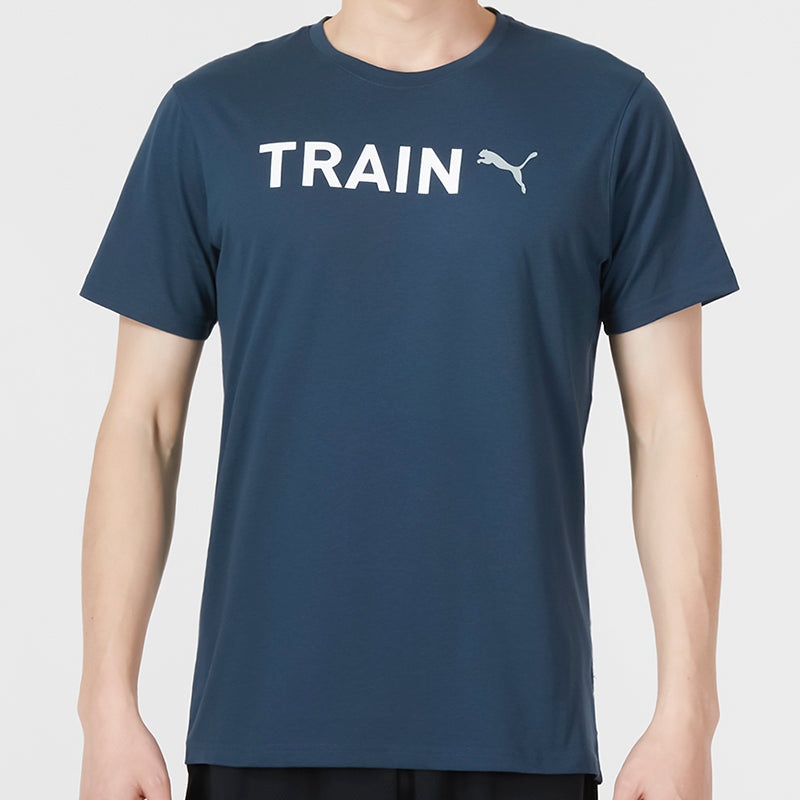 PUMA Graphic Train T-Shirt 'Navy' 523722-16 - 4