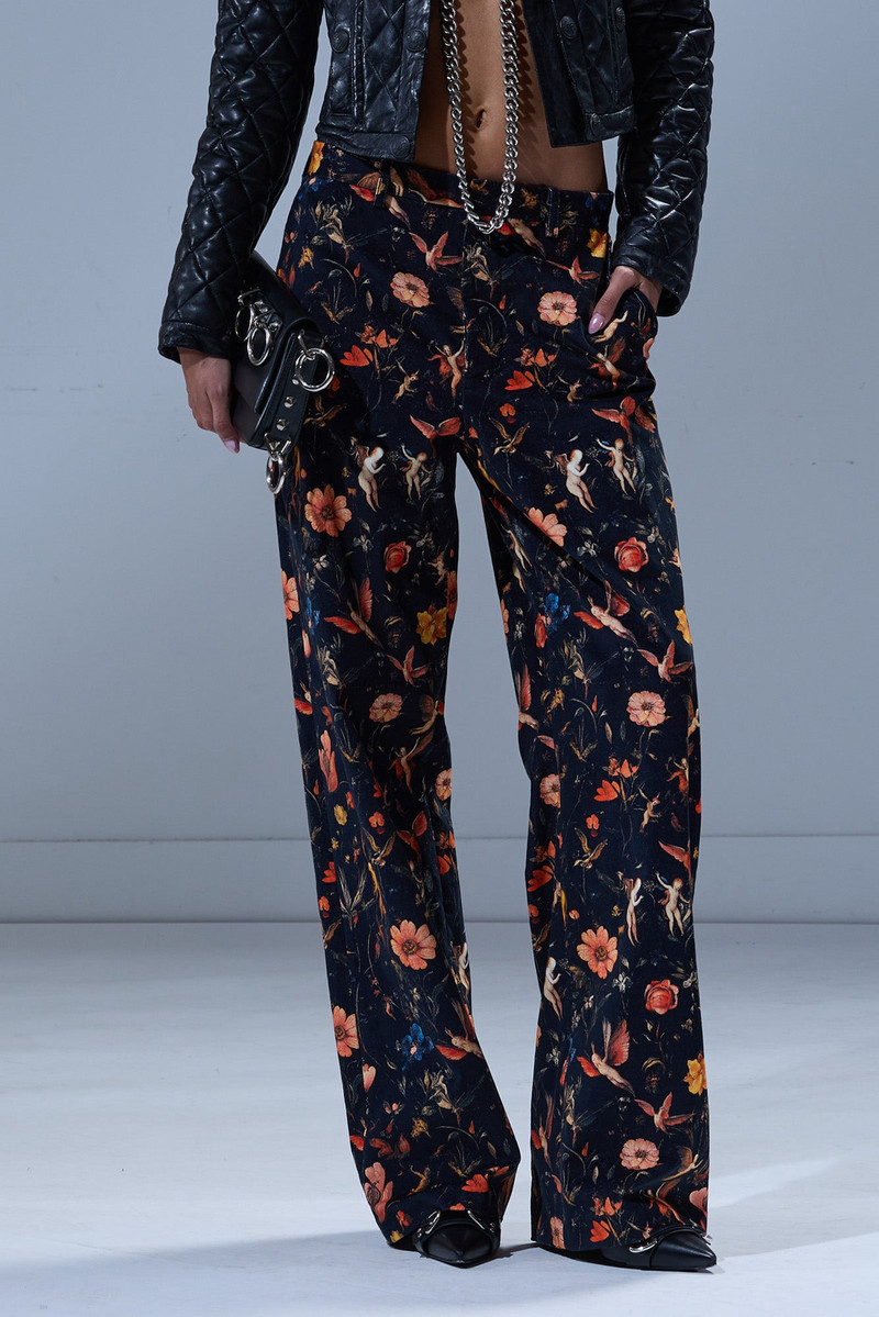 R13 FLAT FRONT WIDE LEG TROUSER outlook