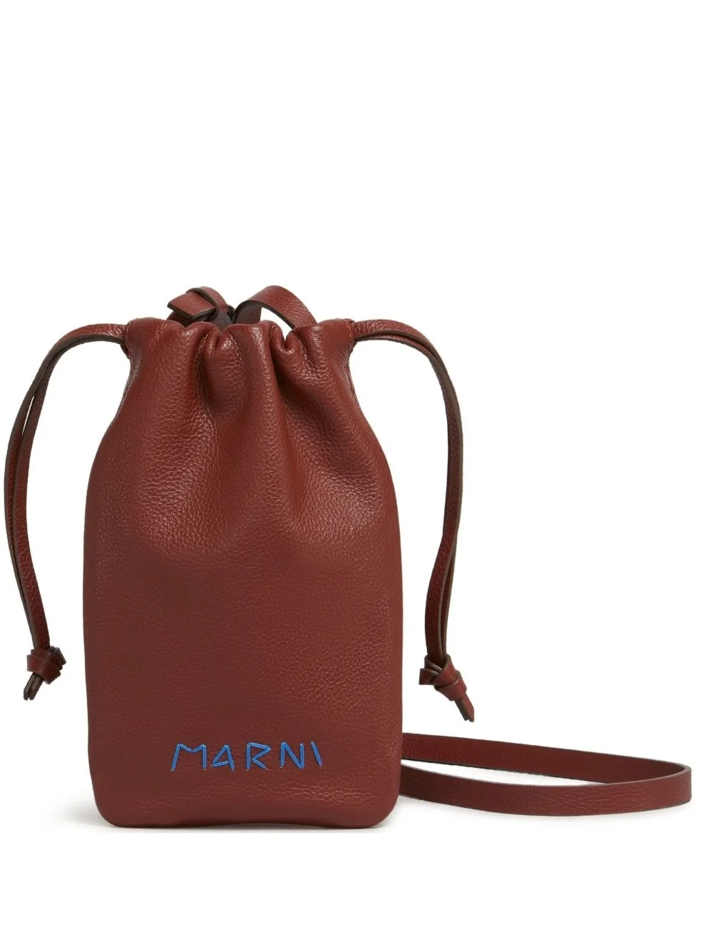 drawstring leather wallet - 1