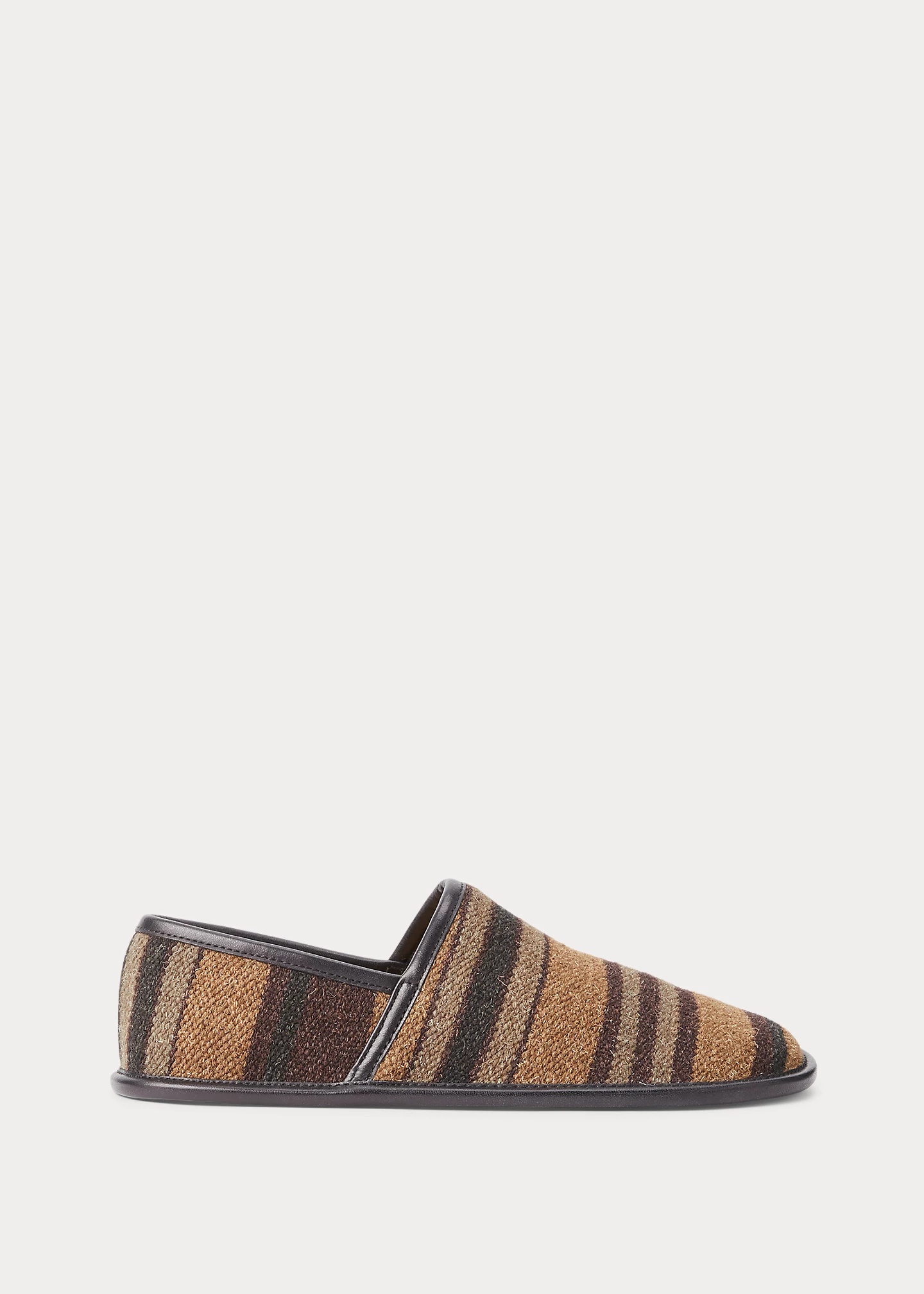 Shearling-Lined Handwoven Slipper - 1