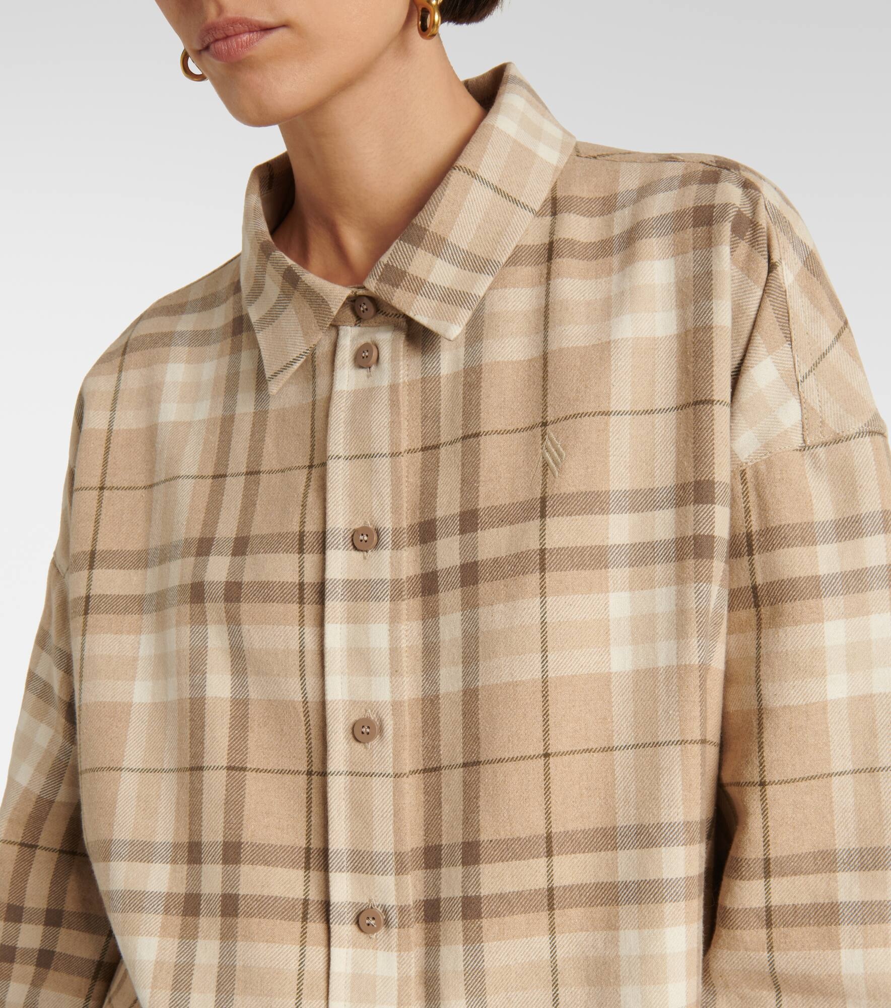 Cotton-blend shirt - 5