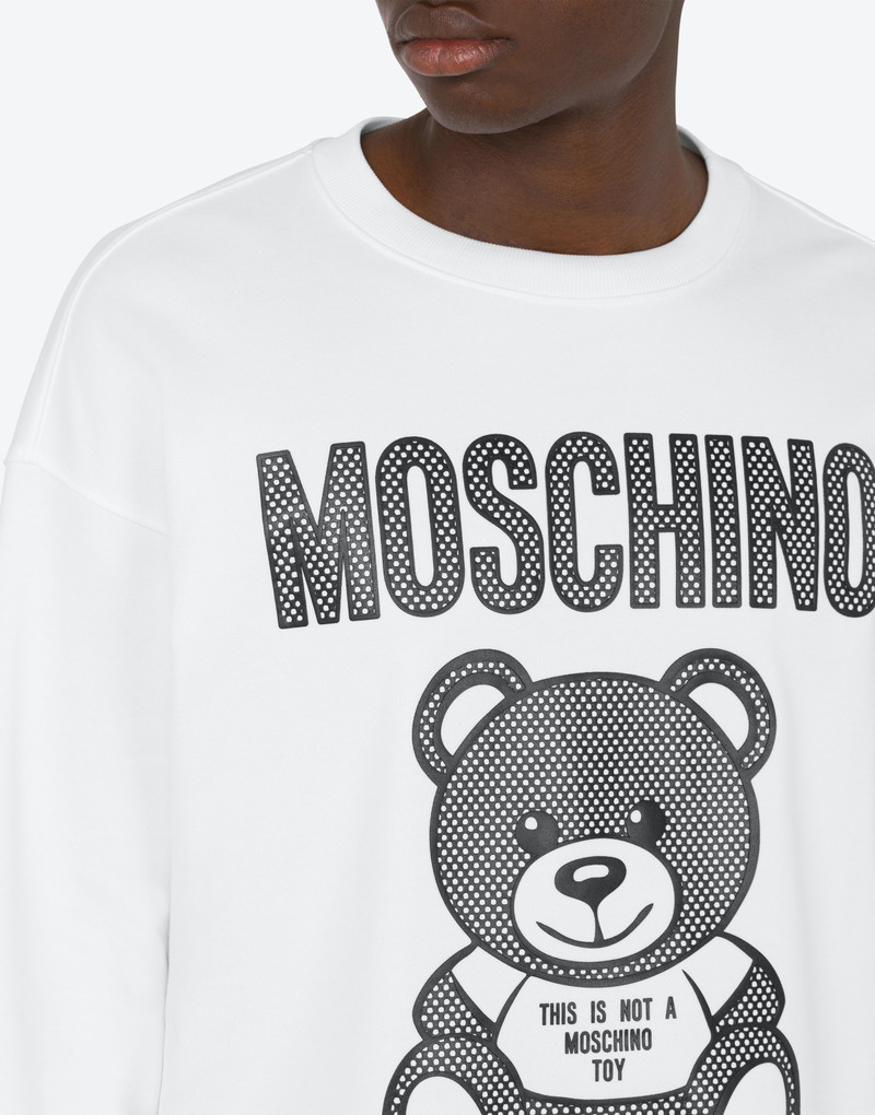 TEDDY MESH ORGANIC COTTON SWEATSHIRT 4