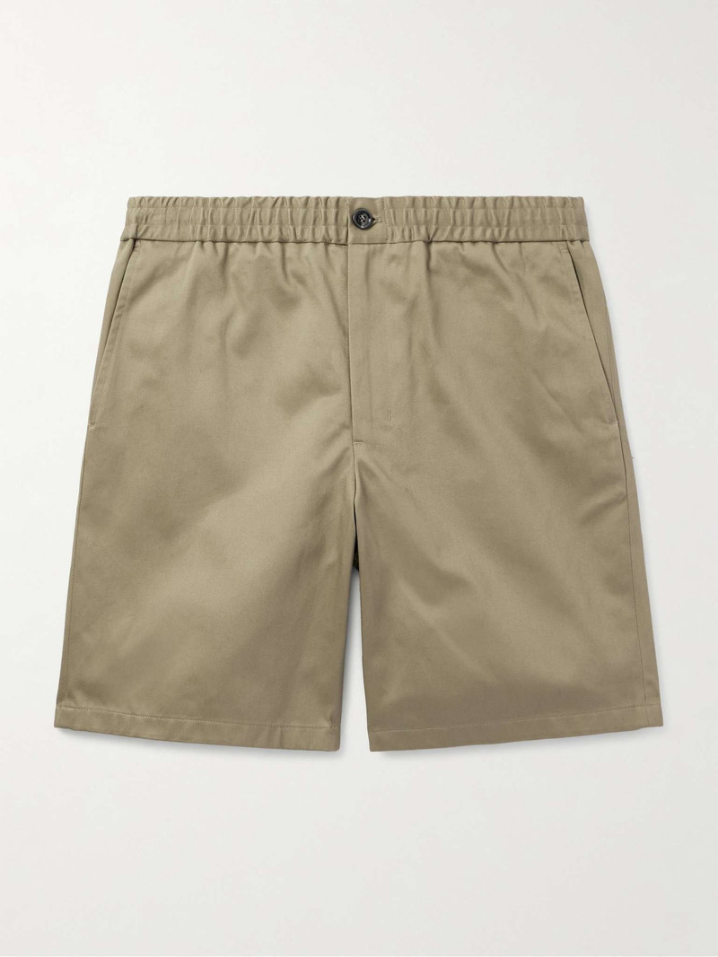Straight-Leg Cotton-Twill Shorts - 1