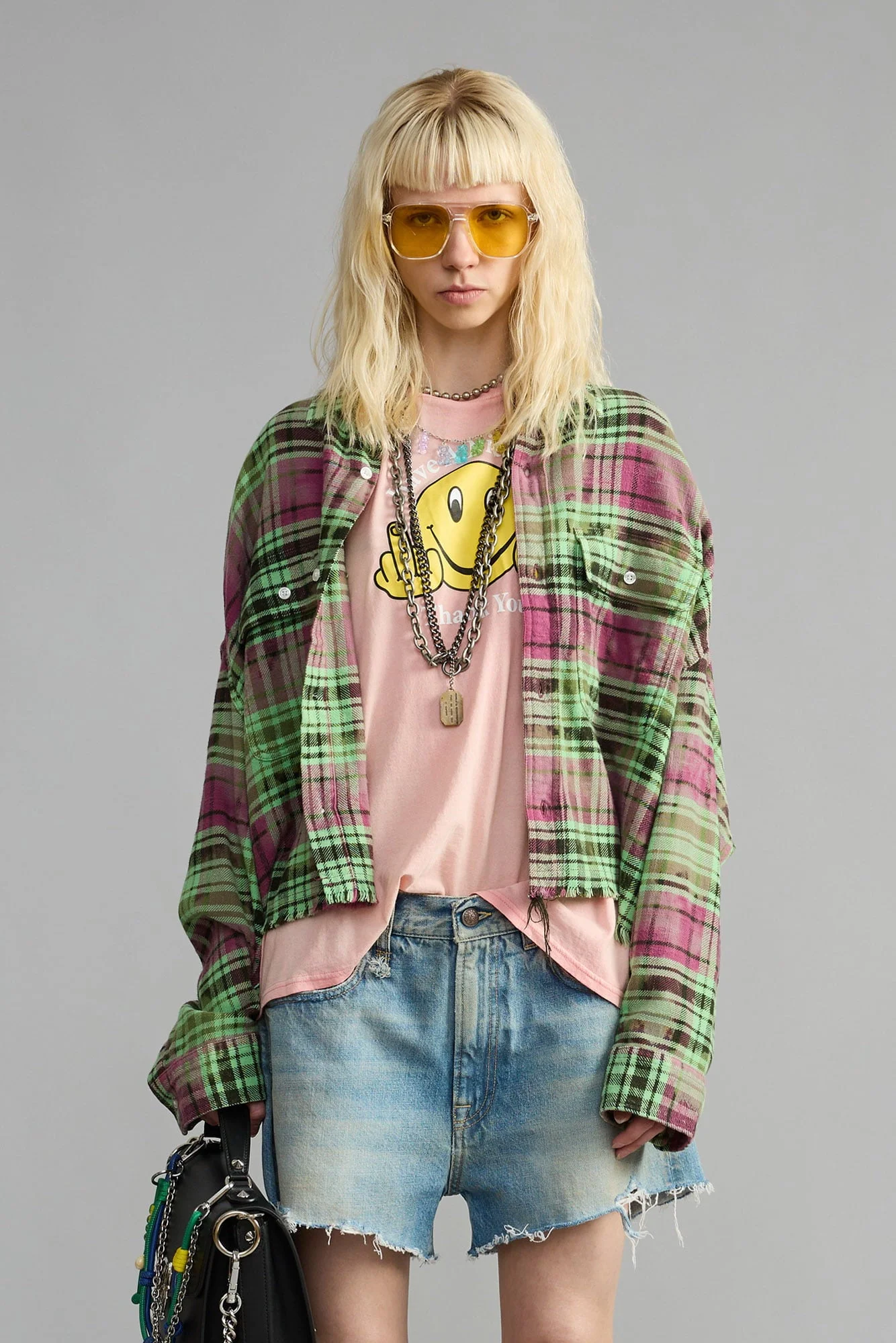 CROPPED WORK SHIRT - 1