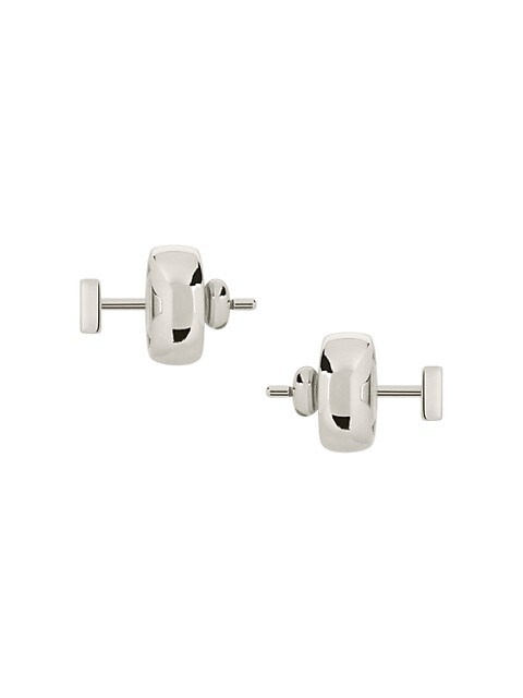 Givenchy Logo Stud Earrings - 4