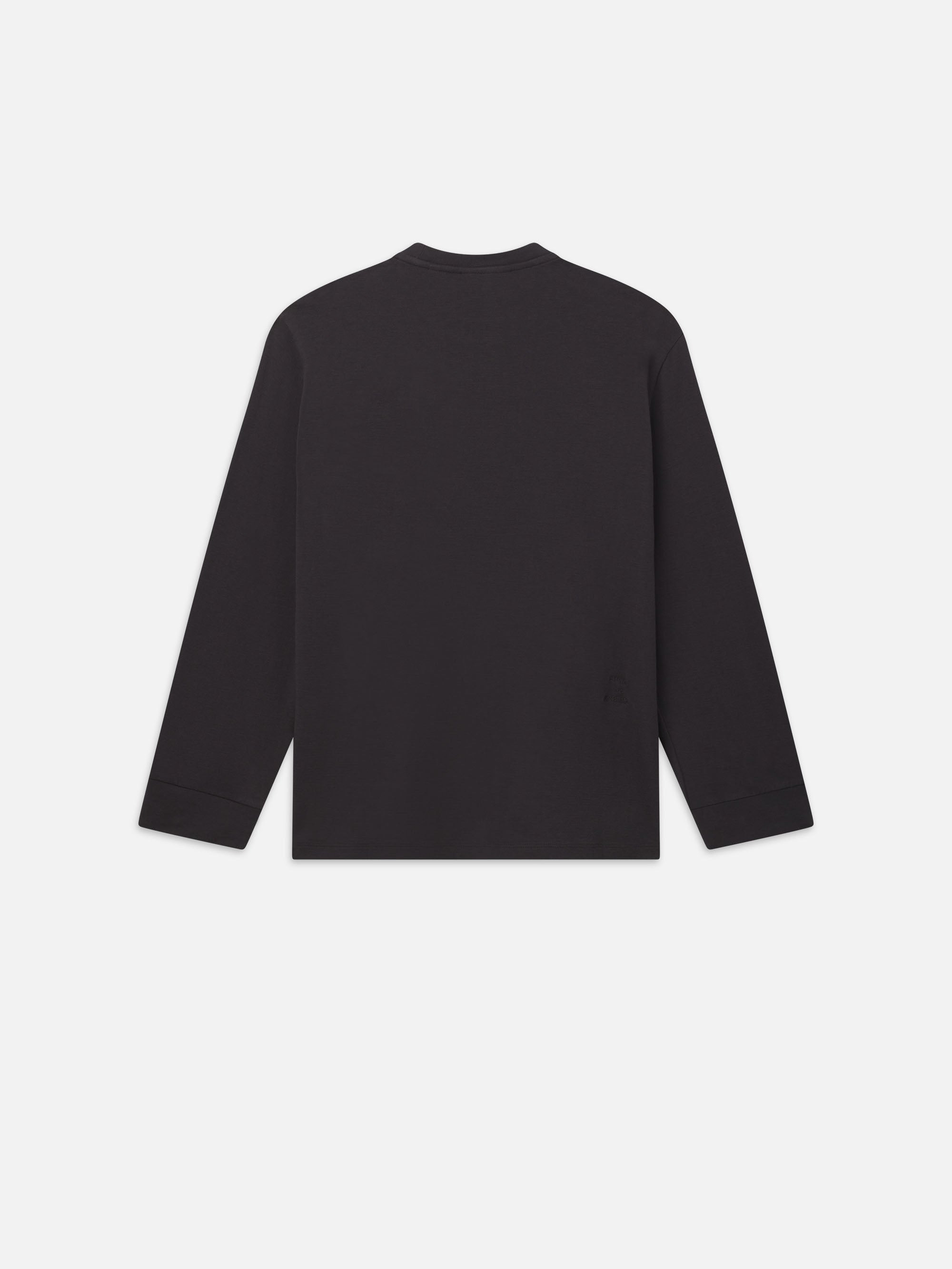 Duo Fold Long Sleeve Crew in Dark Grey - 3