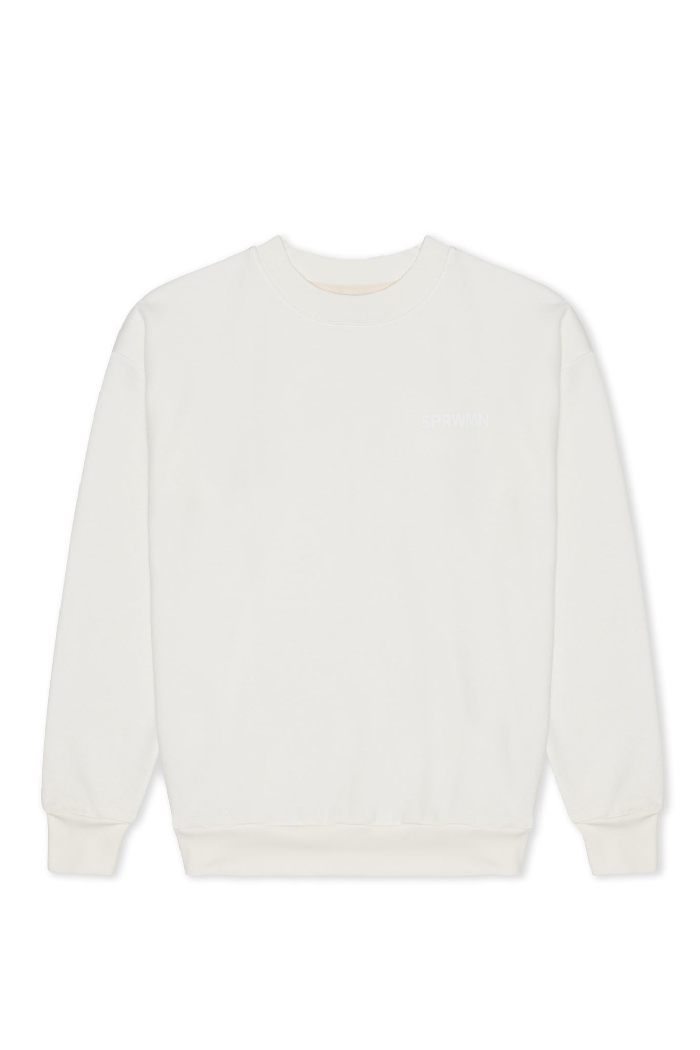 WHITE LOGO SWEATSHIRT - 5