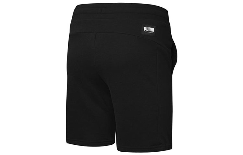 PUMA PUMA Athletics Logo Shorts 'Black' 583830-01 outlook