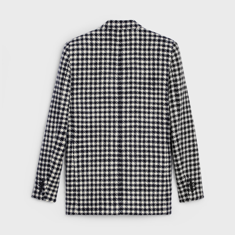 CELINE RECTANGLE JACKET IN CHECKED WOOL outlook