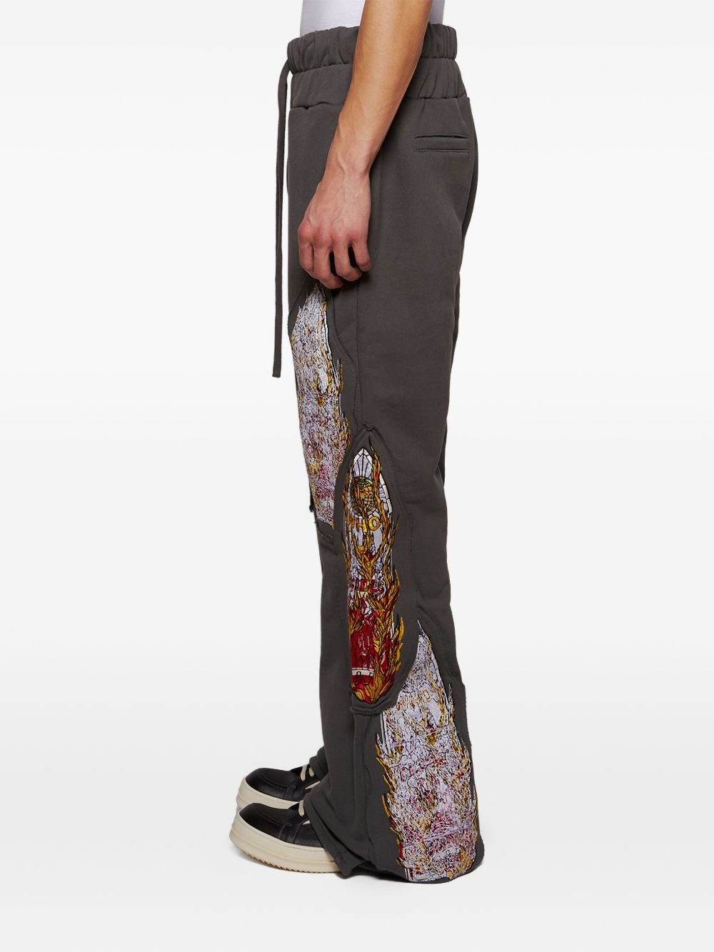 Triple Flame Glass track pants - 4