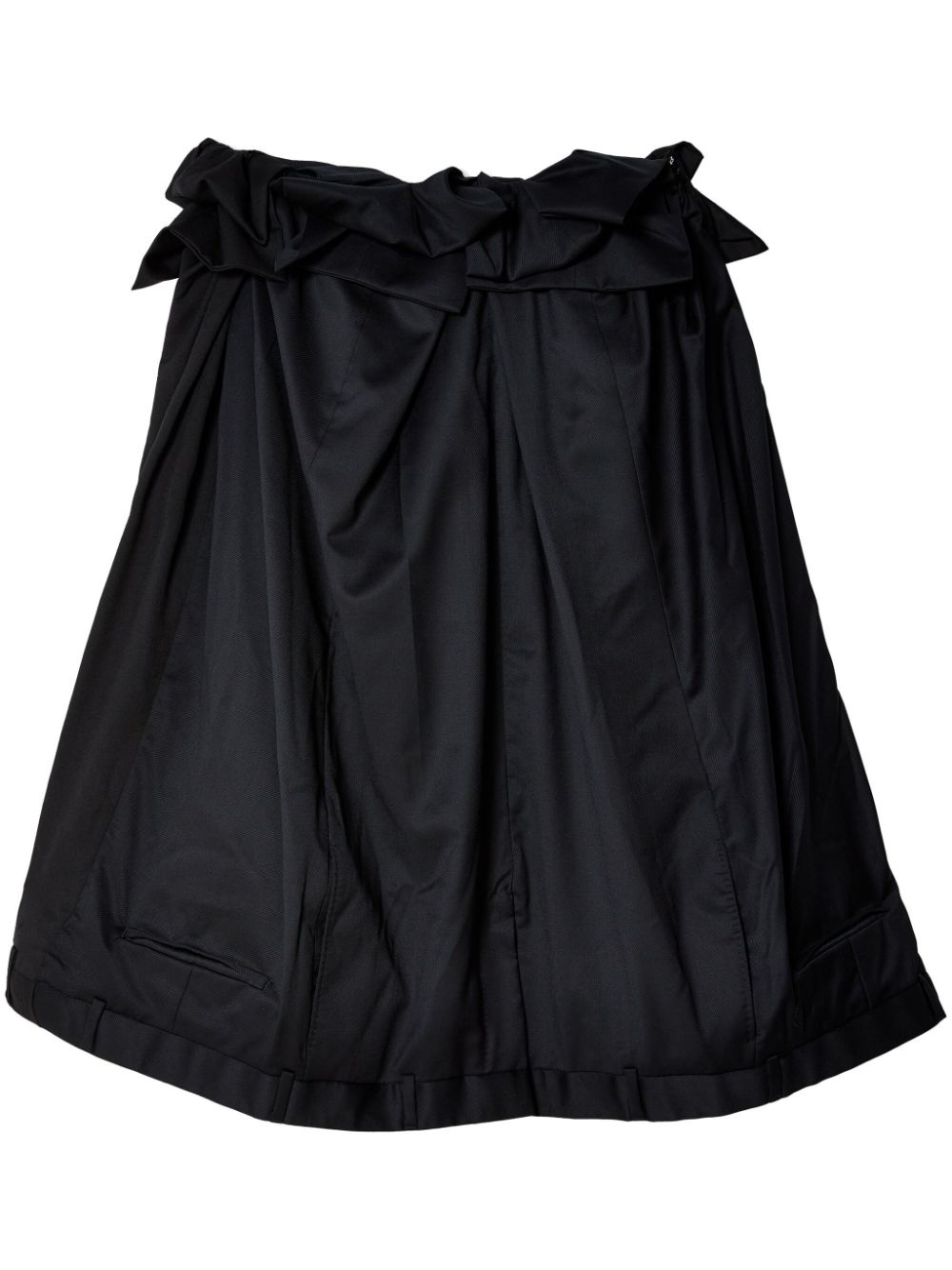Upside Down bow-detail miniskirt - 1
