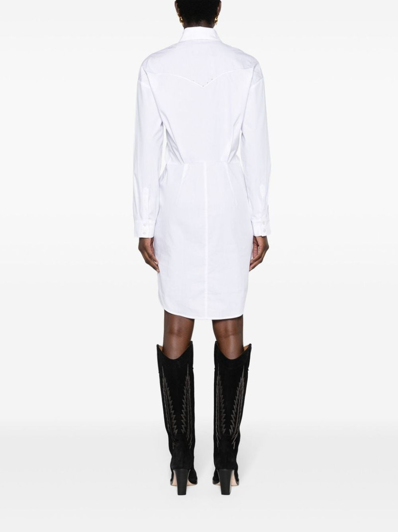eyelet-detail cotton shirtdress 4