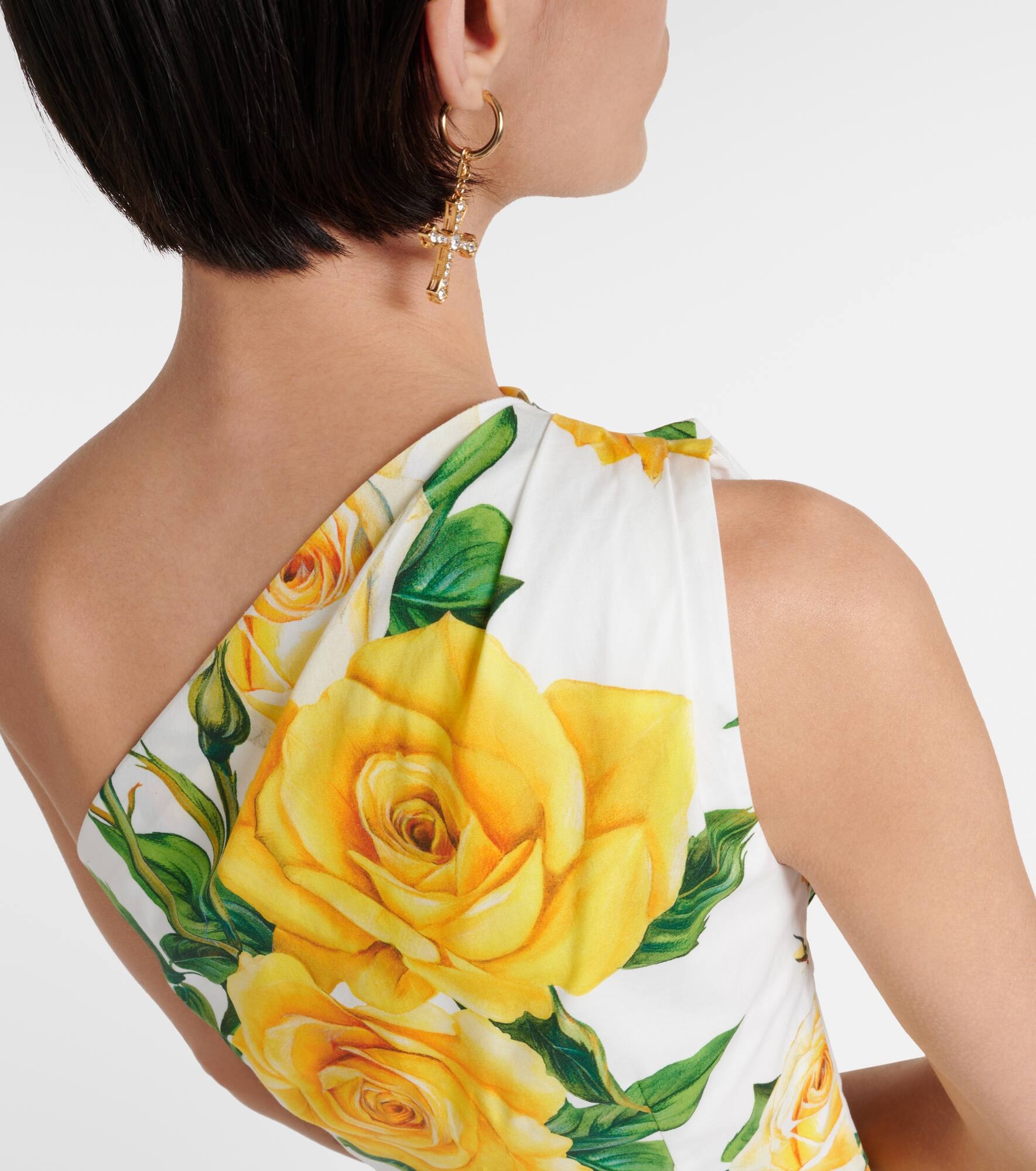 Floral one-shoulder top - 5