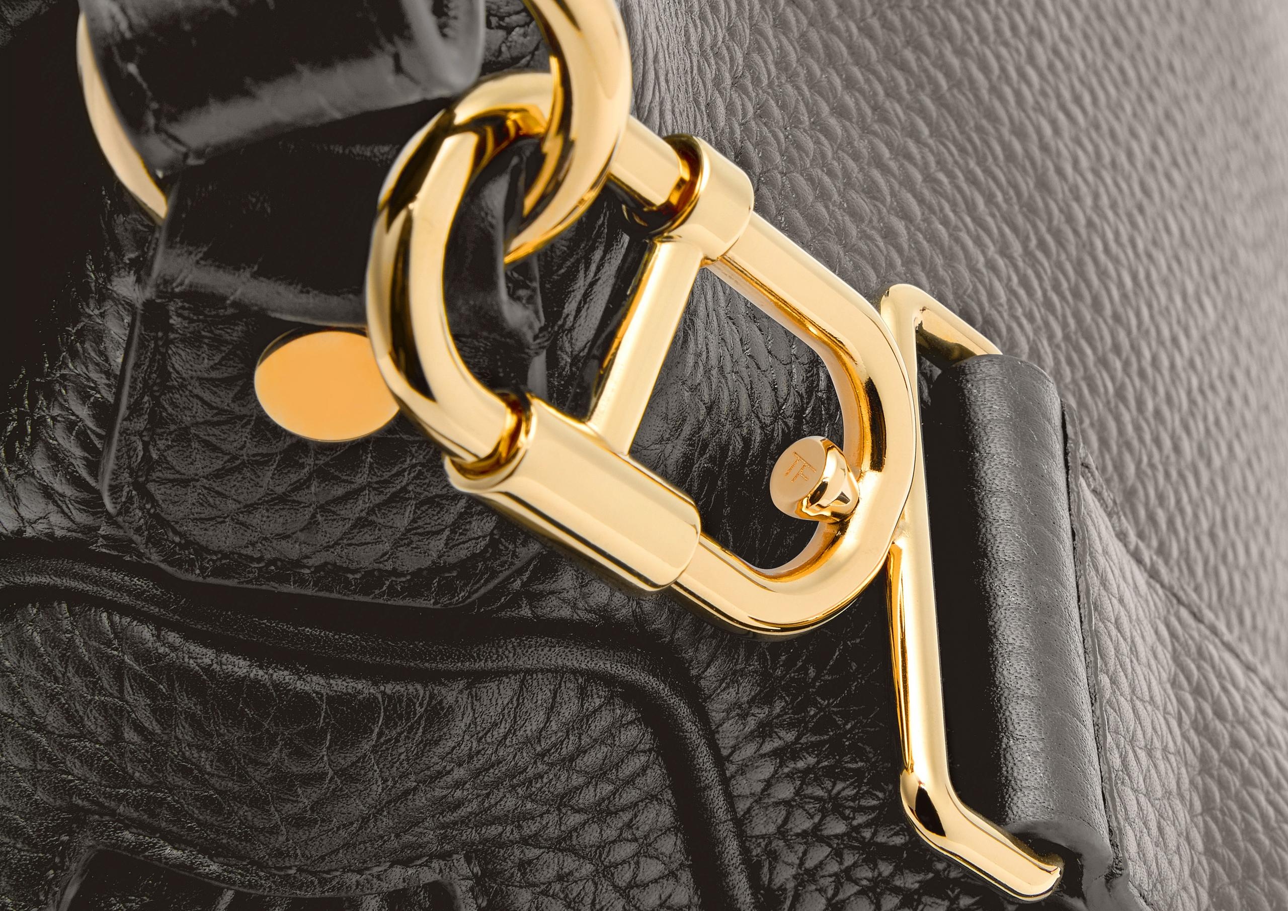 GRAIN LEATHER JENNIFER MEDIUM DOUBLE STRAP BAG - 5