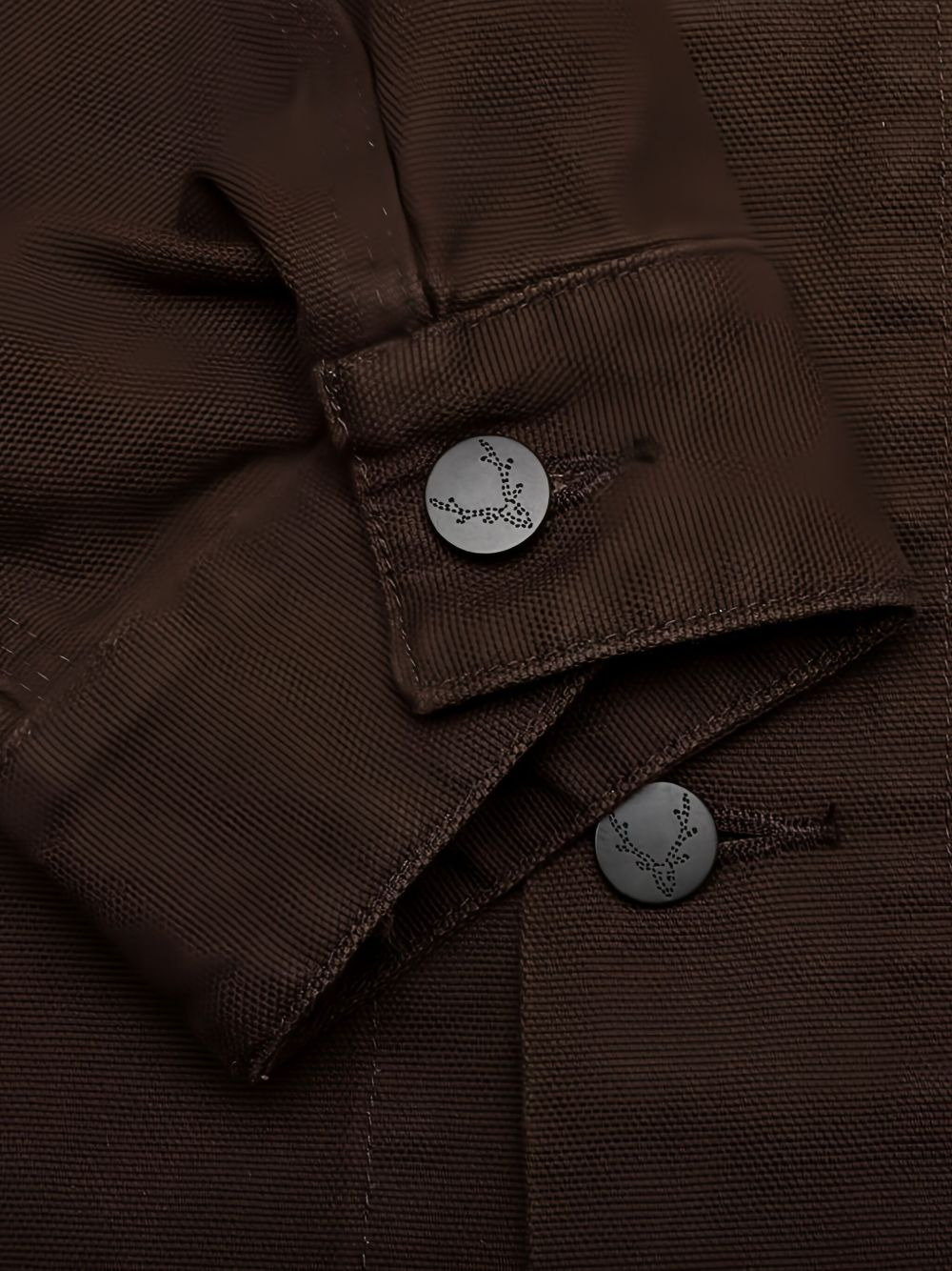 button-flap pocket shirt jacket - 4