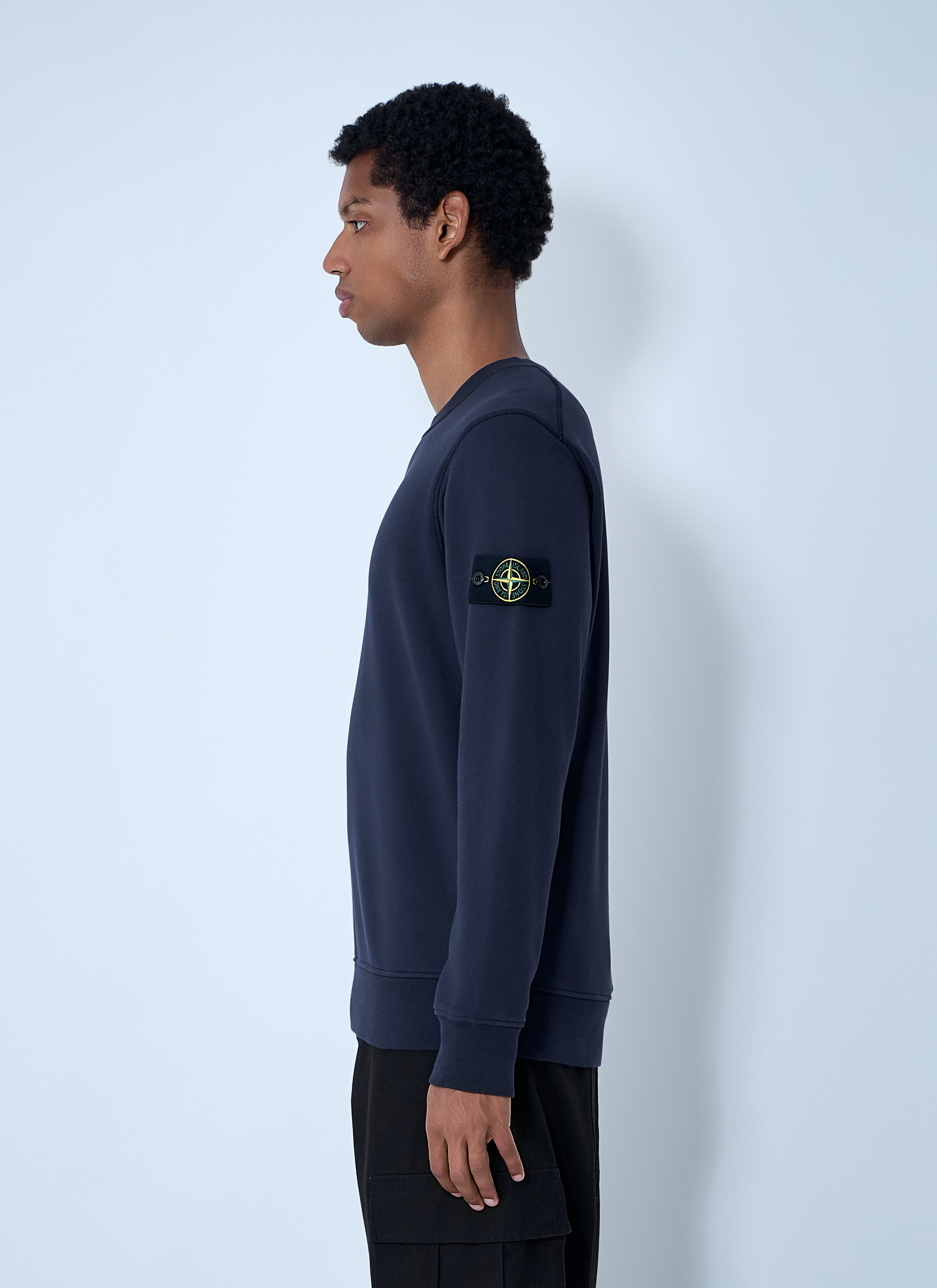 Stone Island Men Logo Patch Sweater - 3