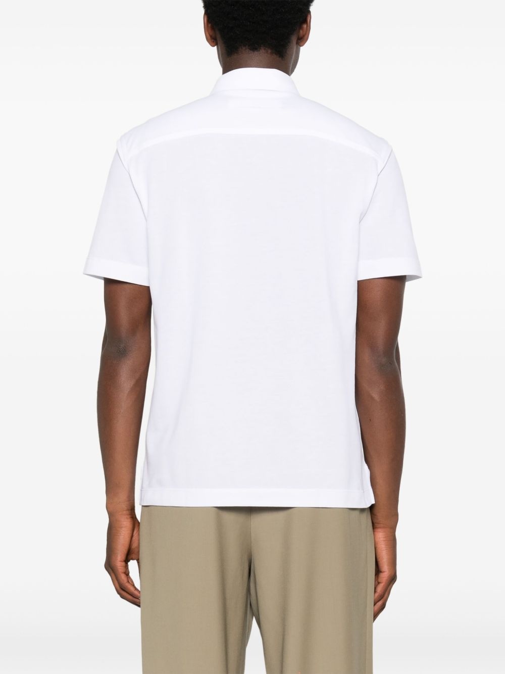 cotton polo shirt - 3