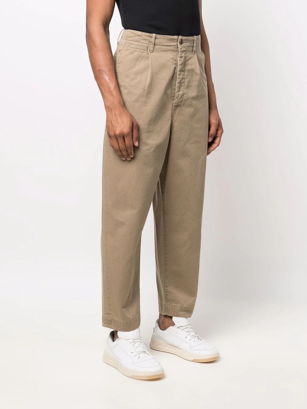 straight-leg chino trousers - 3