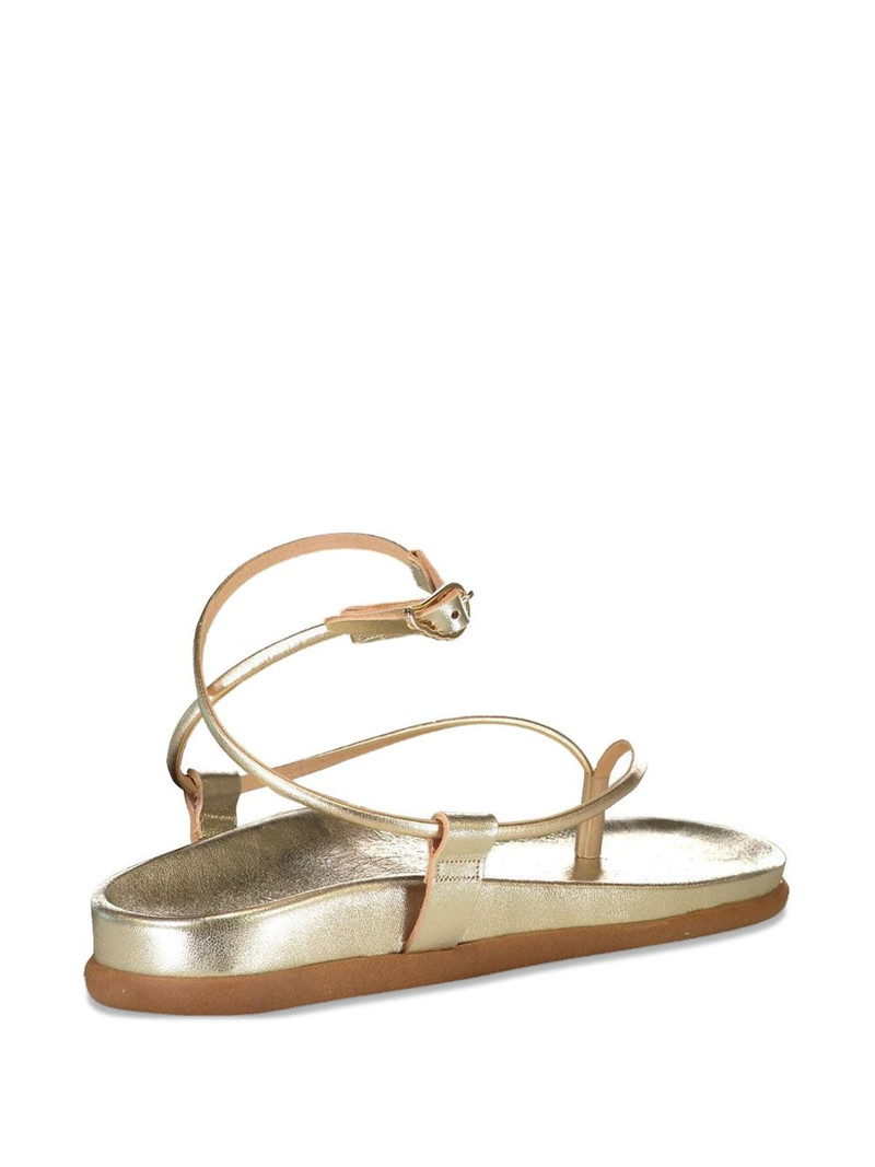 ANCIENT GREEK SANDALS Polistra buckled flat sandals outlook