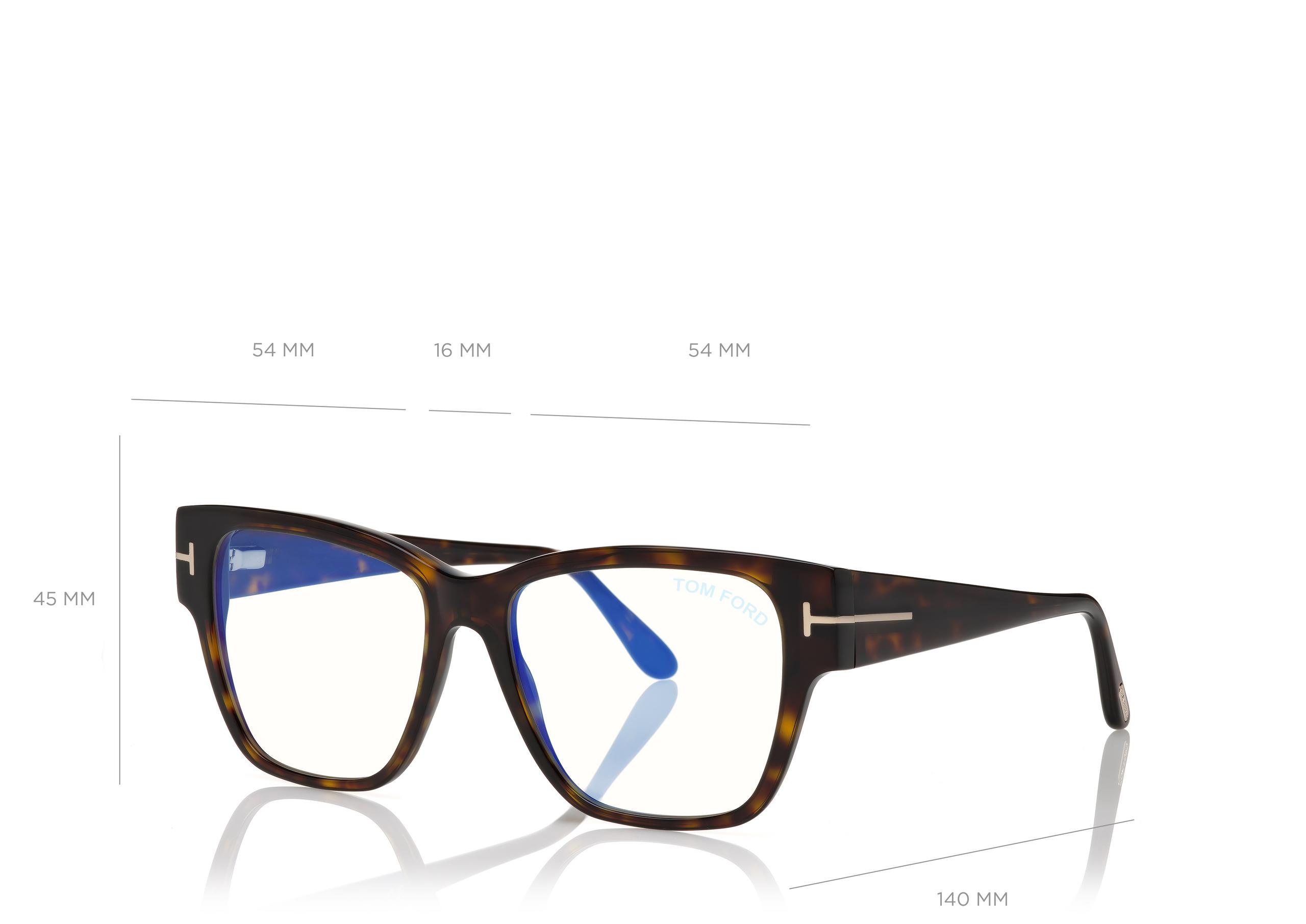 BLUE BLOCK SQUARE SHAPE OPTICALS - 4