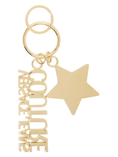 VERSACE JEANS COUTURE Pink & Gold Stars Keychain outlook