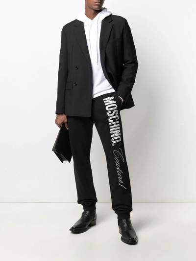 Moschino Moschino Couture logo-print track pants outlook