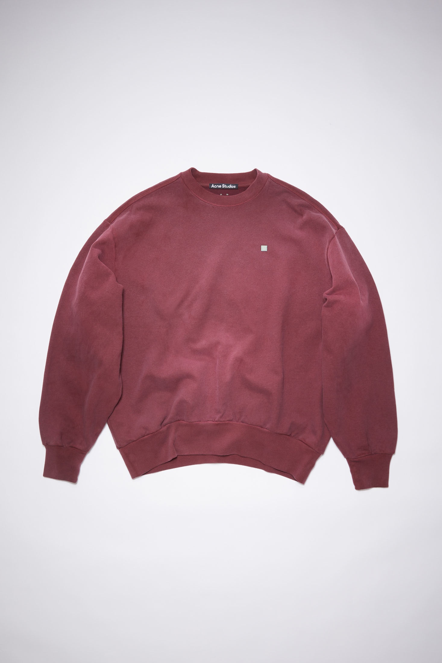Crew neck sweater - Wine red - 5