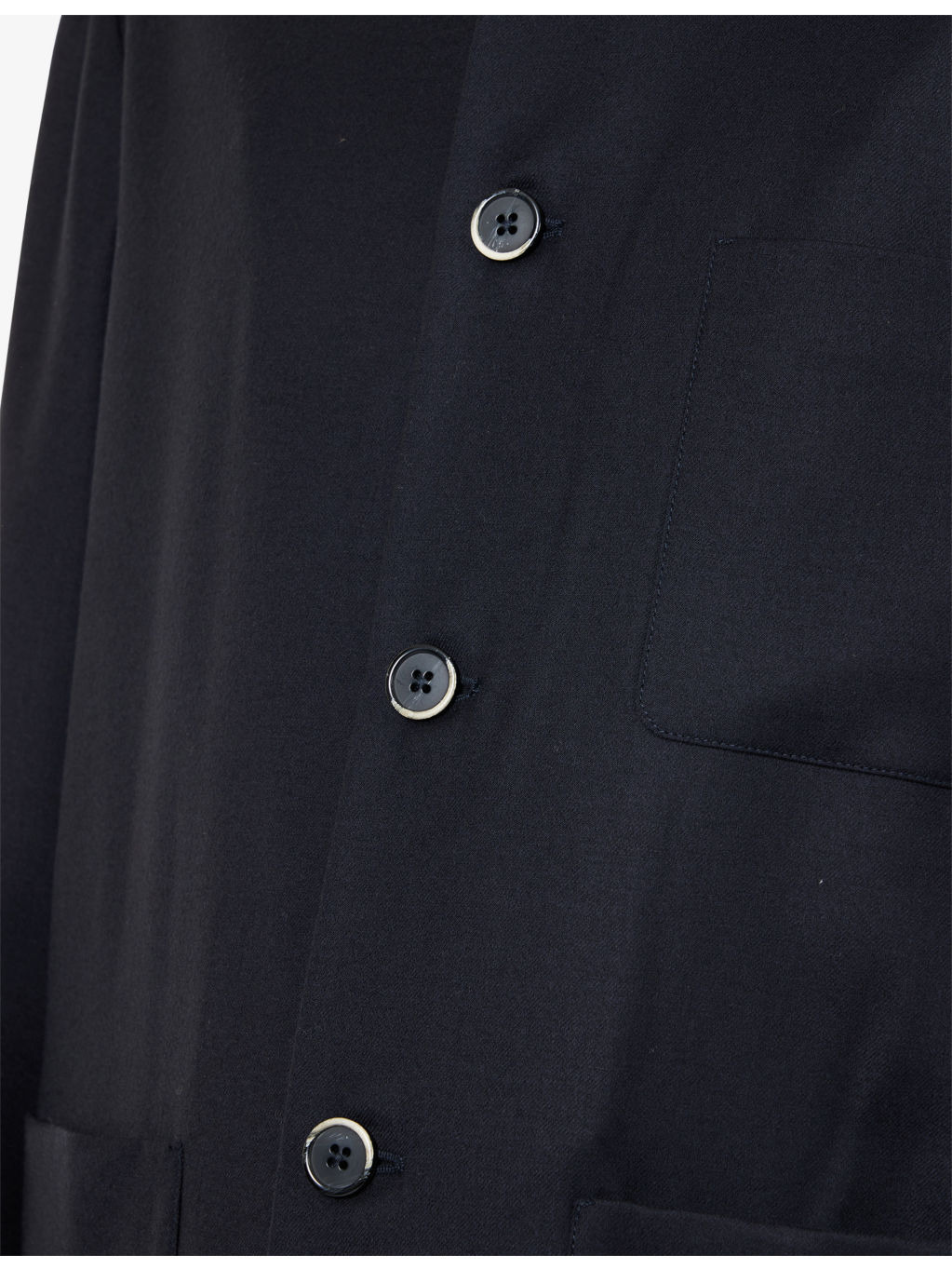 Patch-Pocket Wool Overshirt - 5
