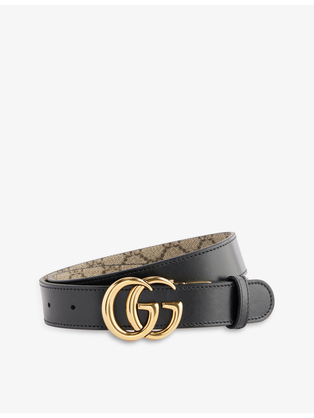 Double G reversible leather belt - 2