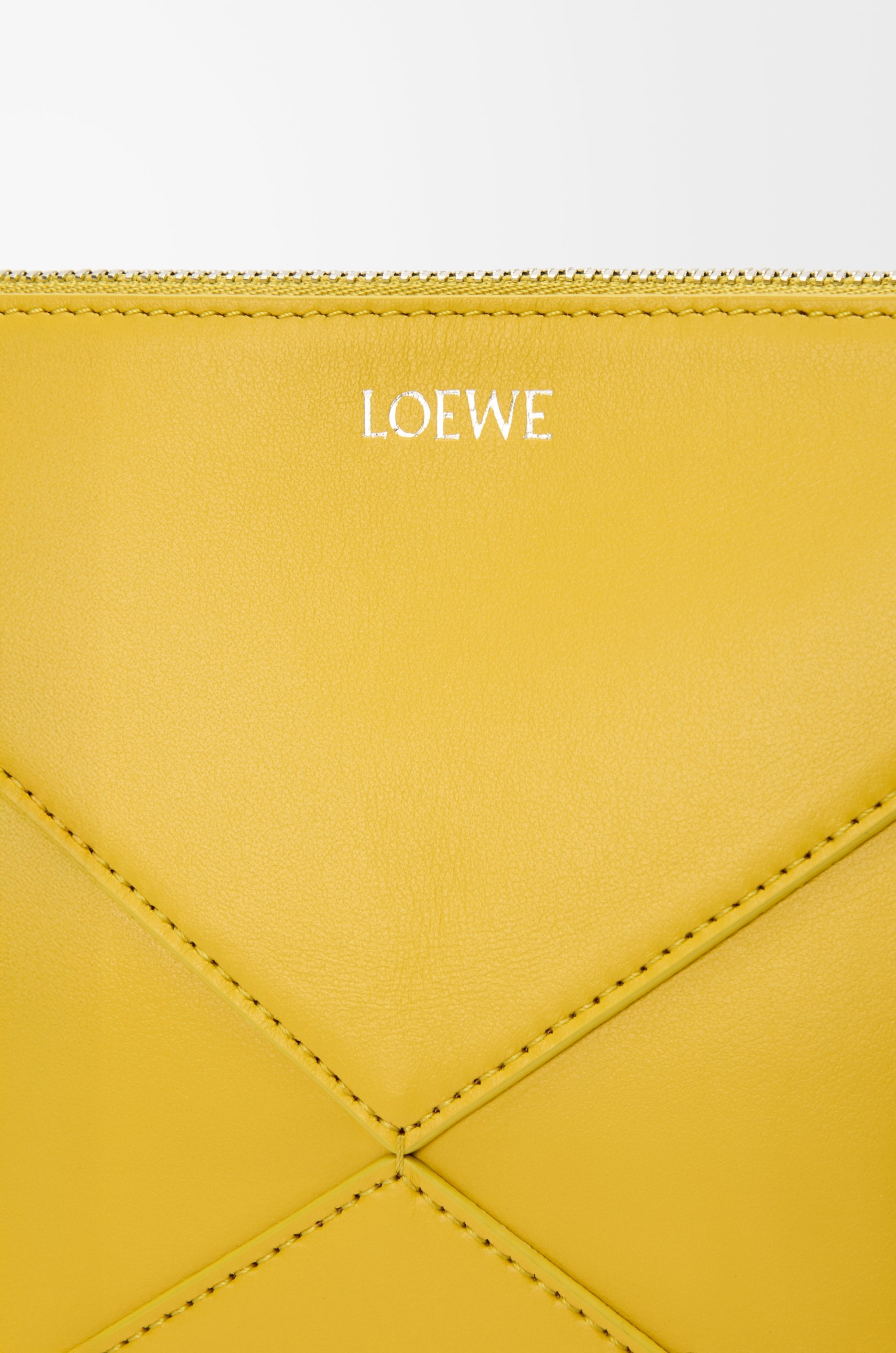 Puzzle Fold pouch in shiny nappa calfskin - 8