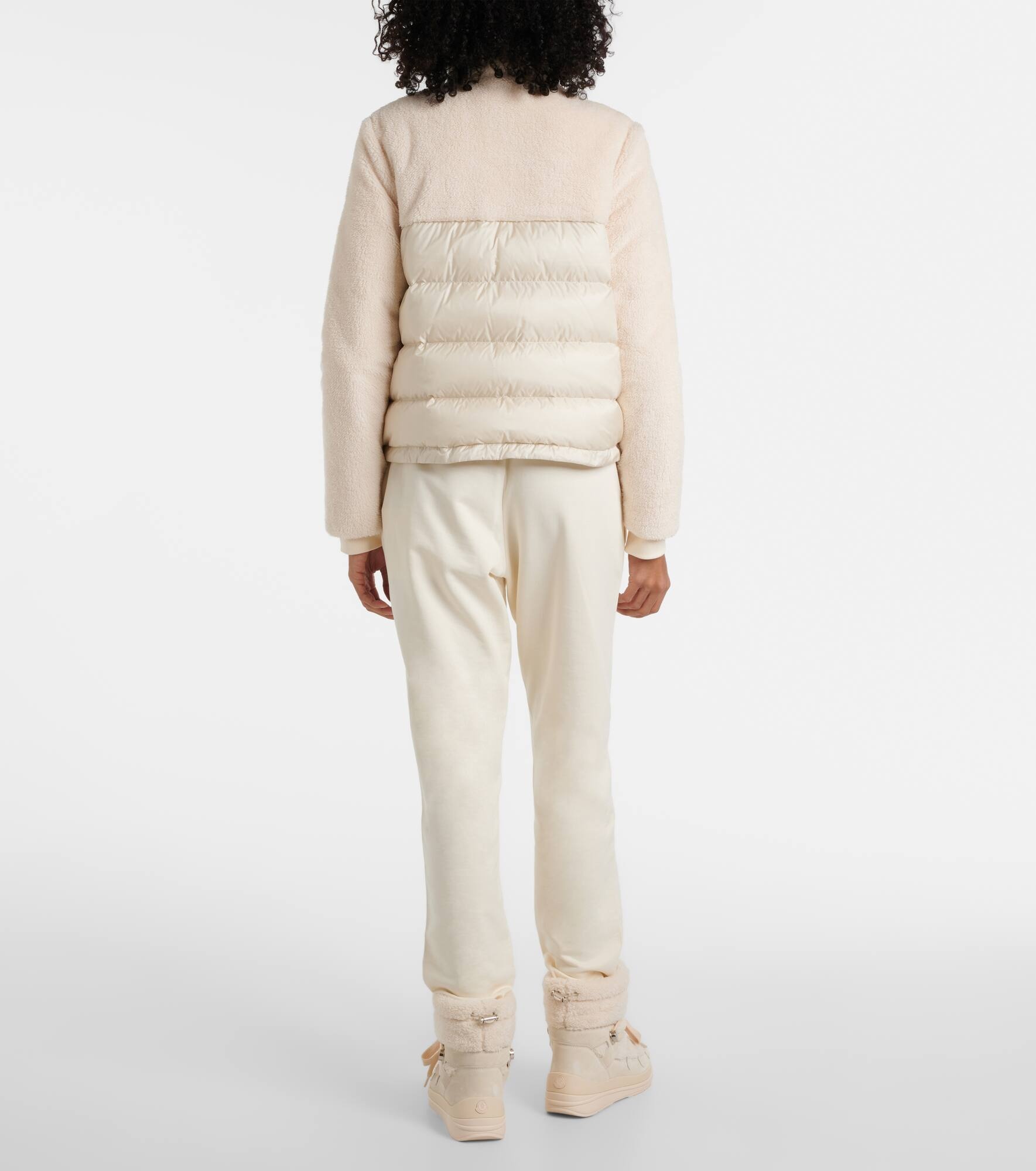 Polignac cropped teddy down jacket - 3