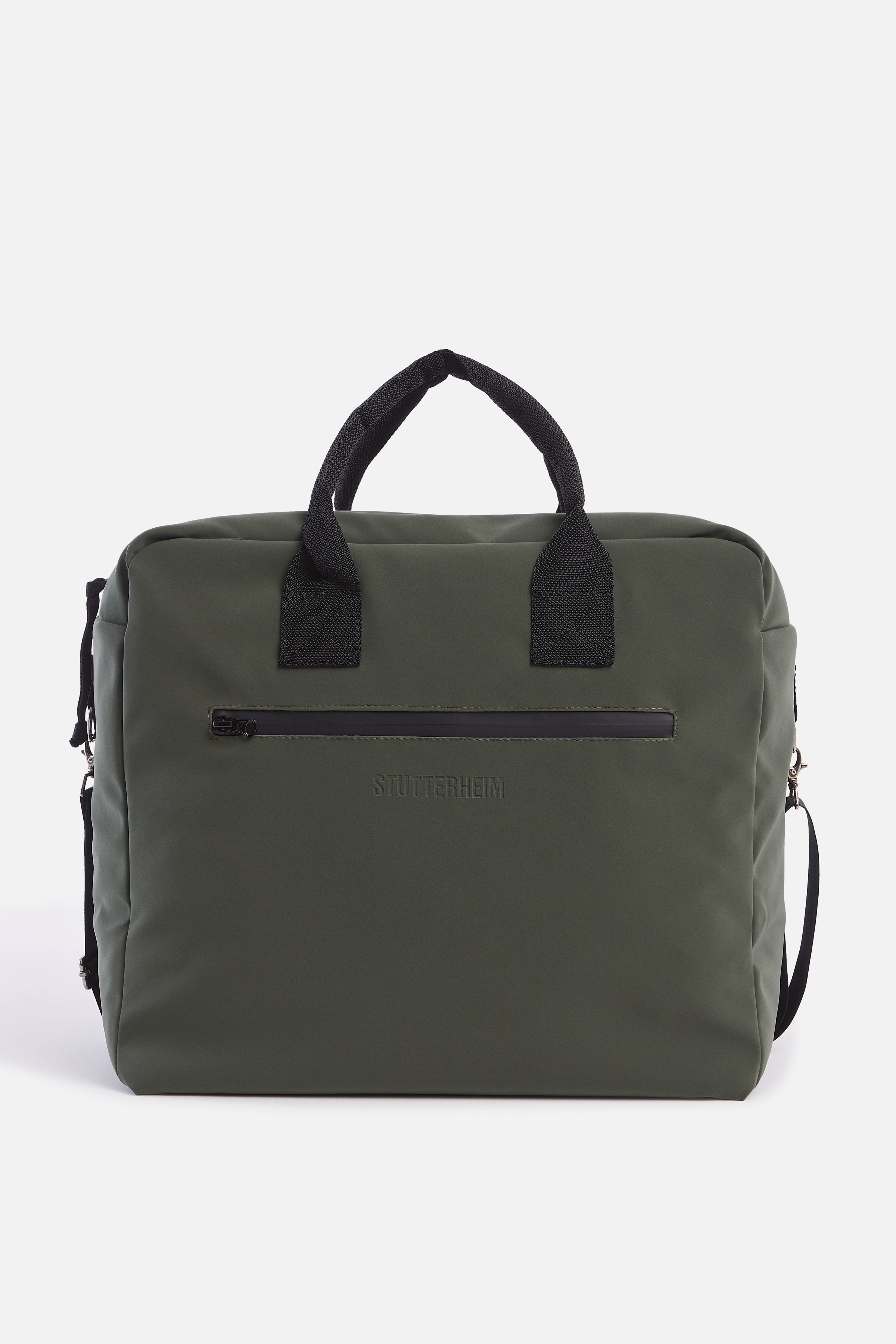 Svea Box Bag Suede Dark Green - 3