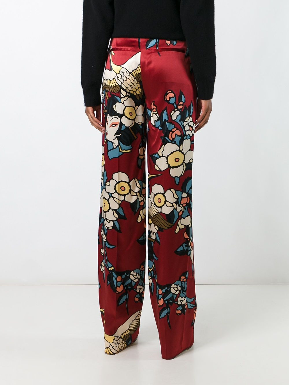 'Blossom' print trousers - 3