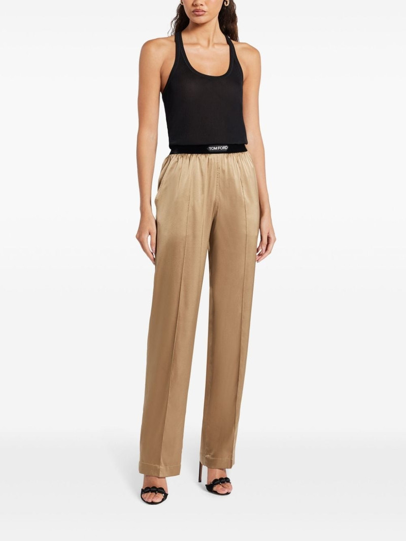 TOM FORD straight-leg satin trousers outlook