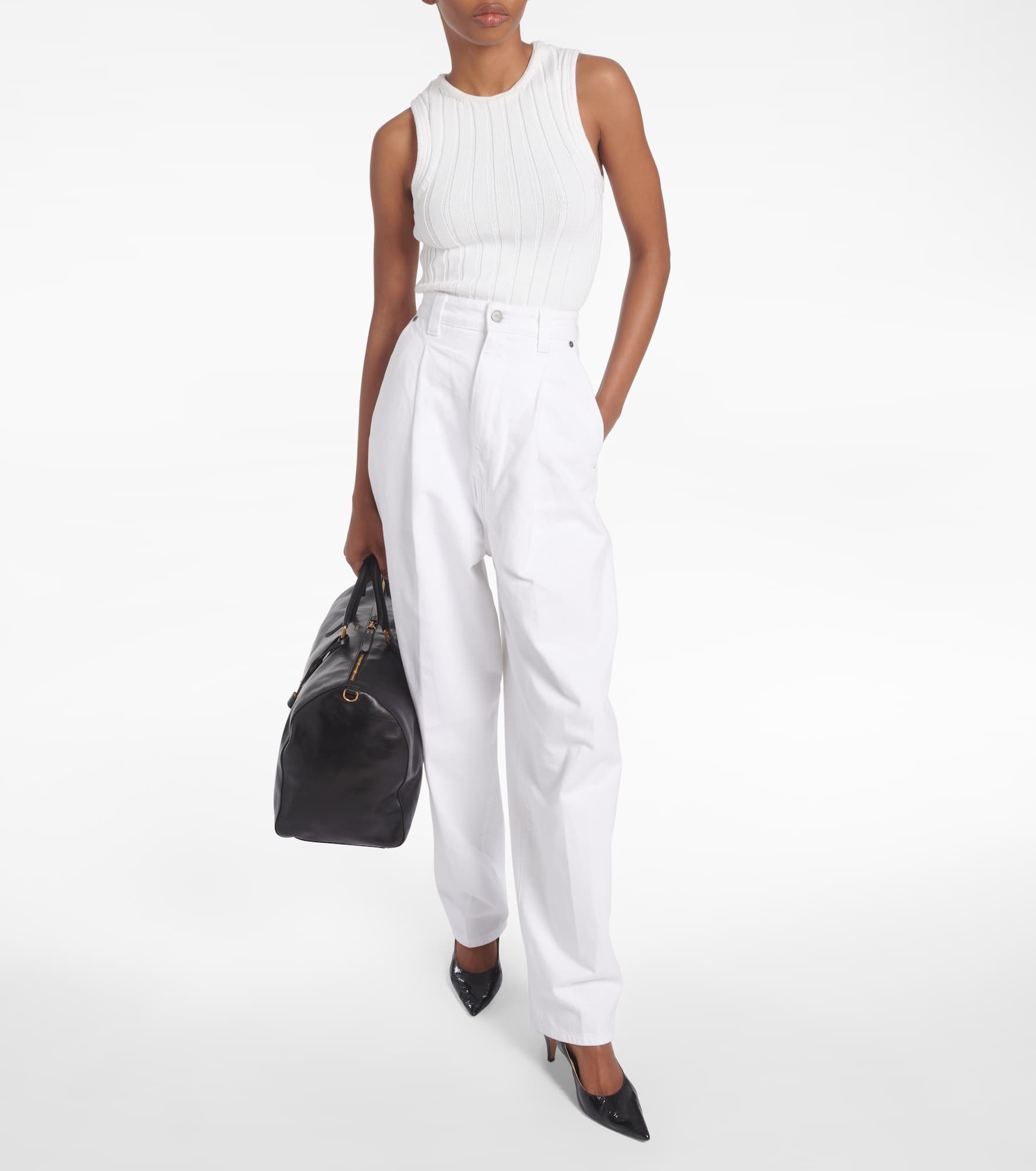 Manu cotton-blend tank top - 2