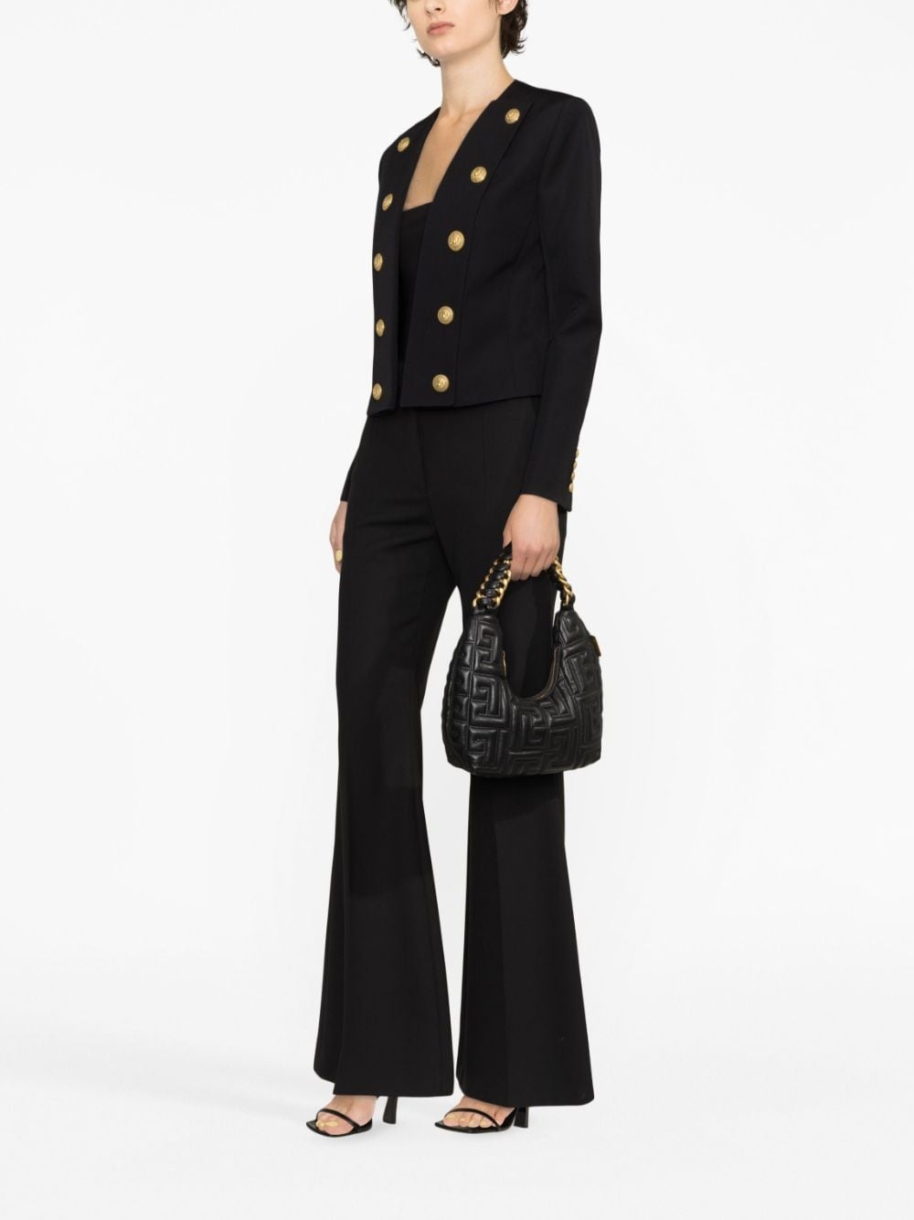 fitted wool jacket - 4