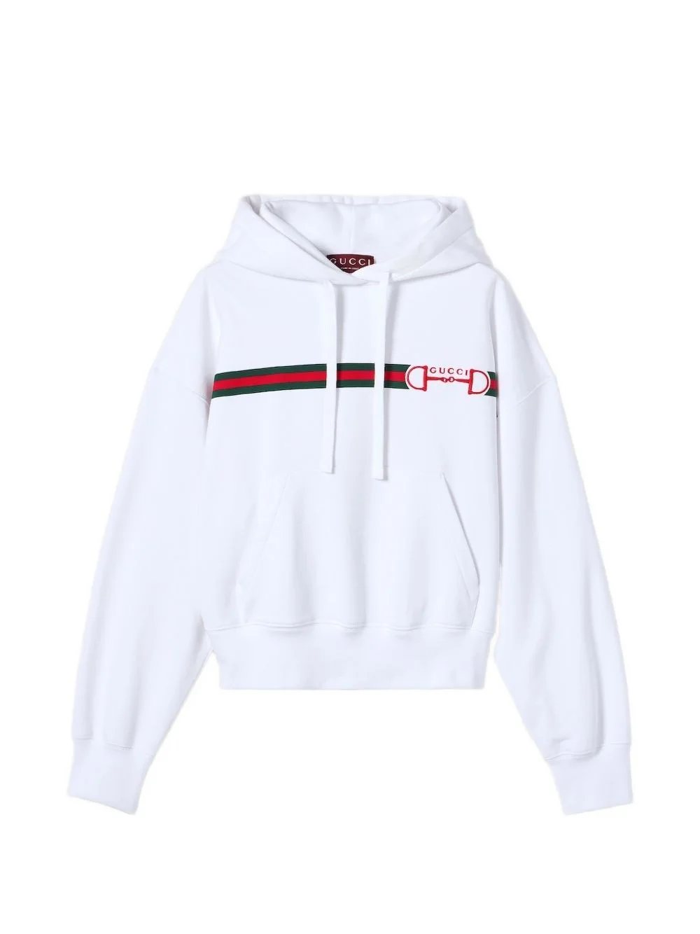 stripe logo hoodie - 1