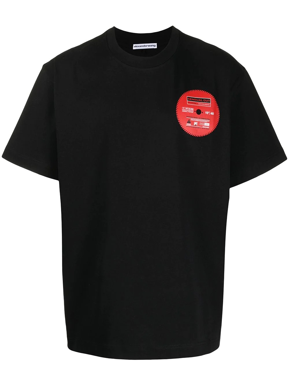 logo patch T-shirt - 1