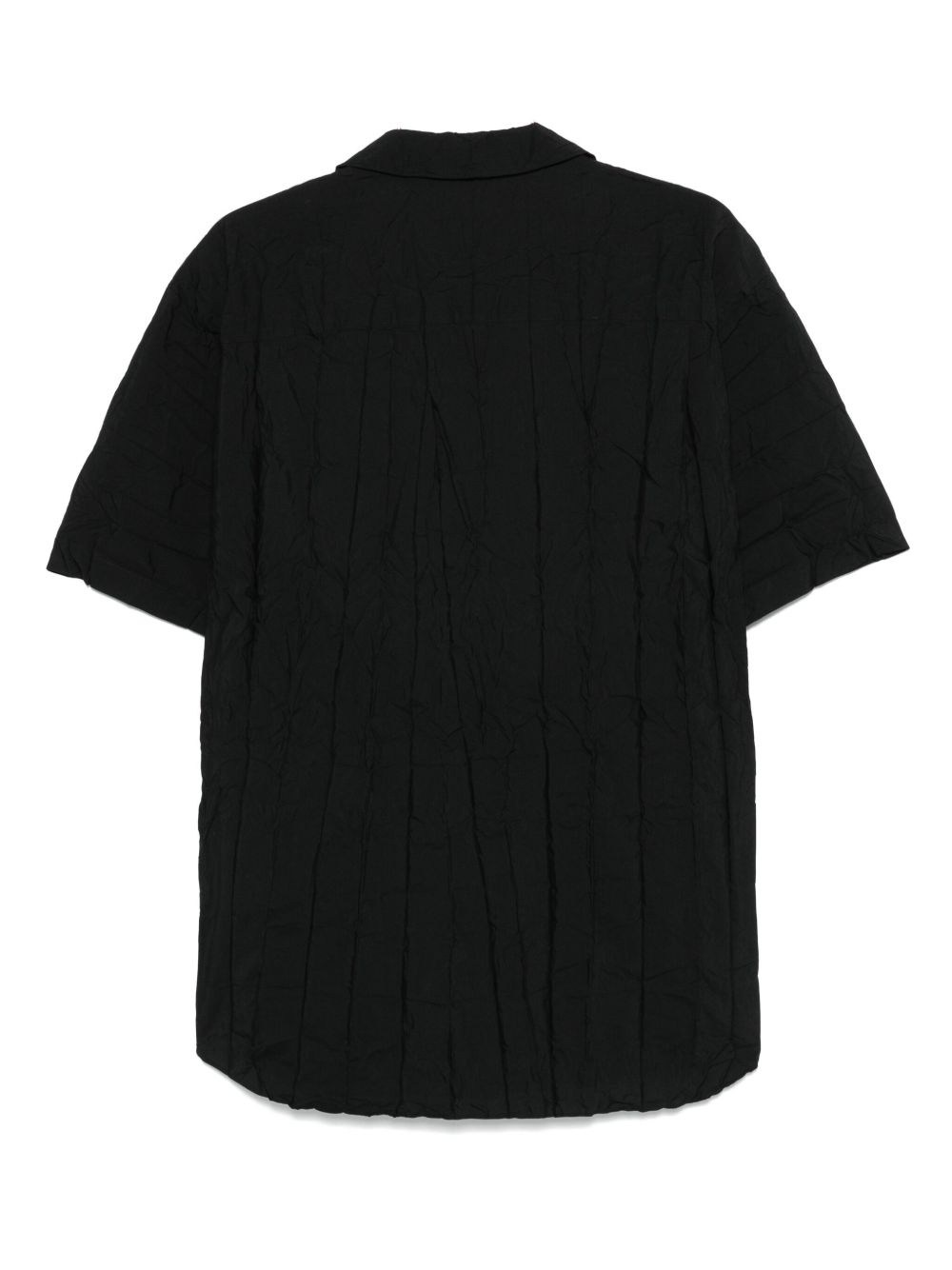 crinkled-finish shirt - 2