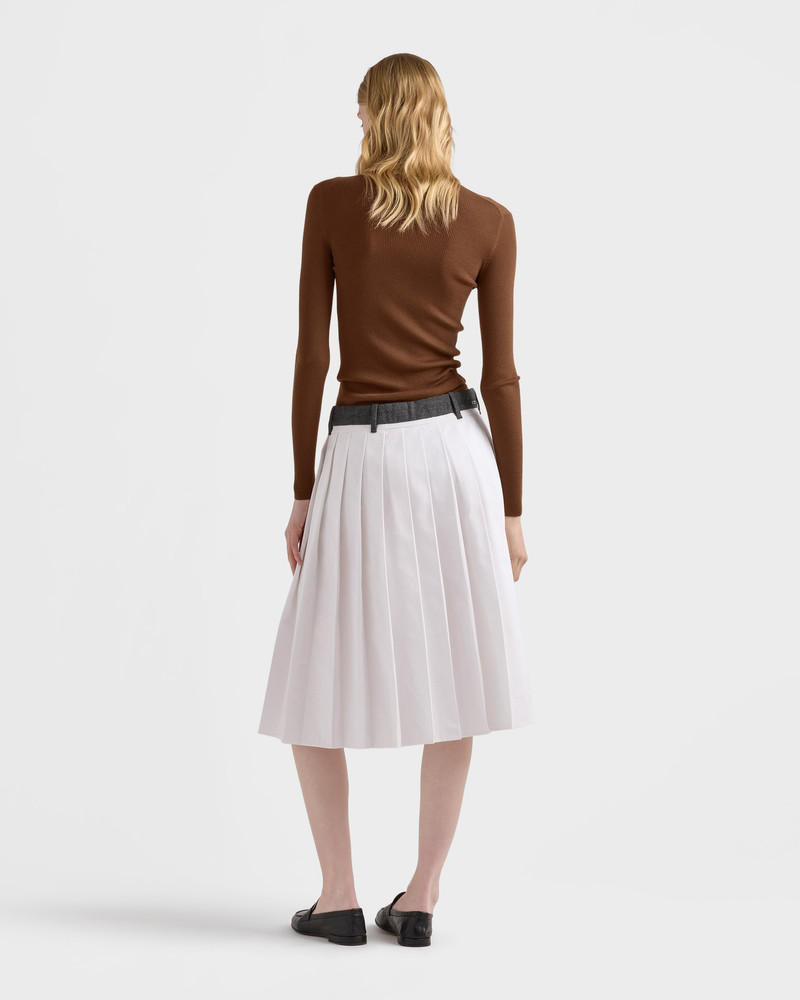 Prada Ribbed knit wool cardigan outlook