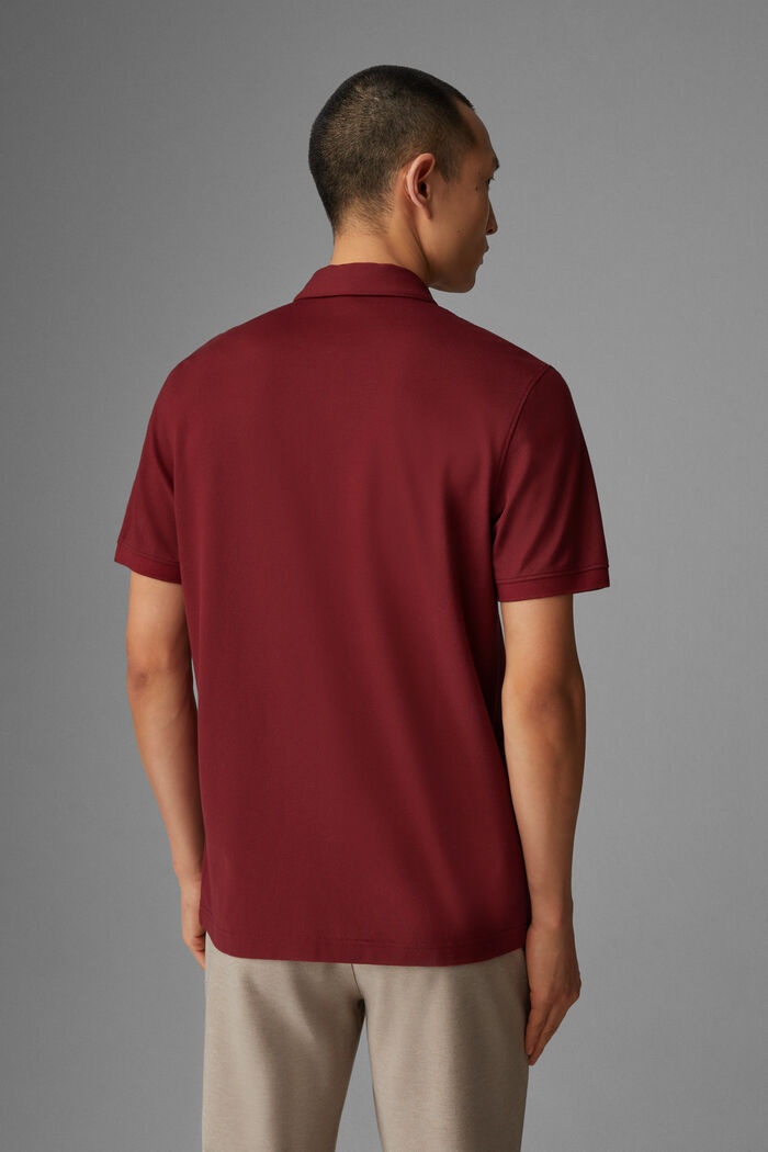 Timo Polo shirt in Wine red - 3