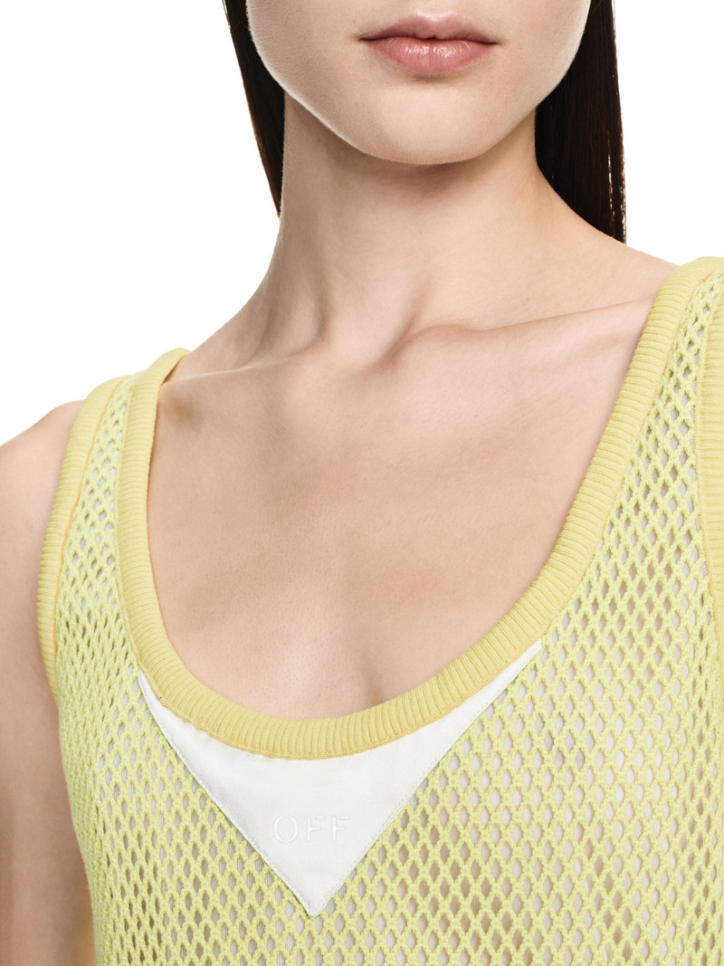 Satin Net Lace Short Tank Dress 5