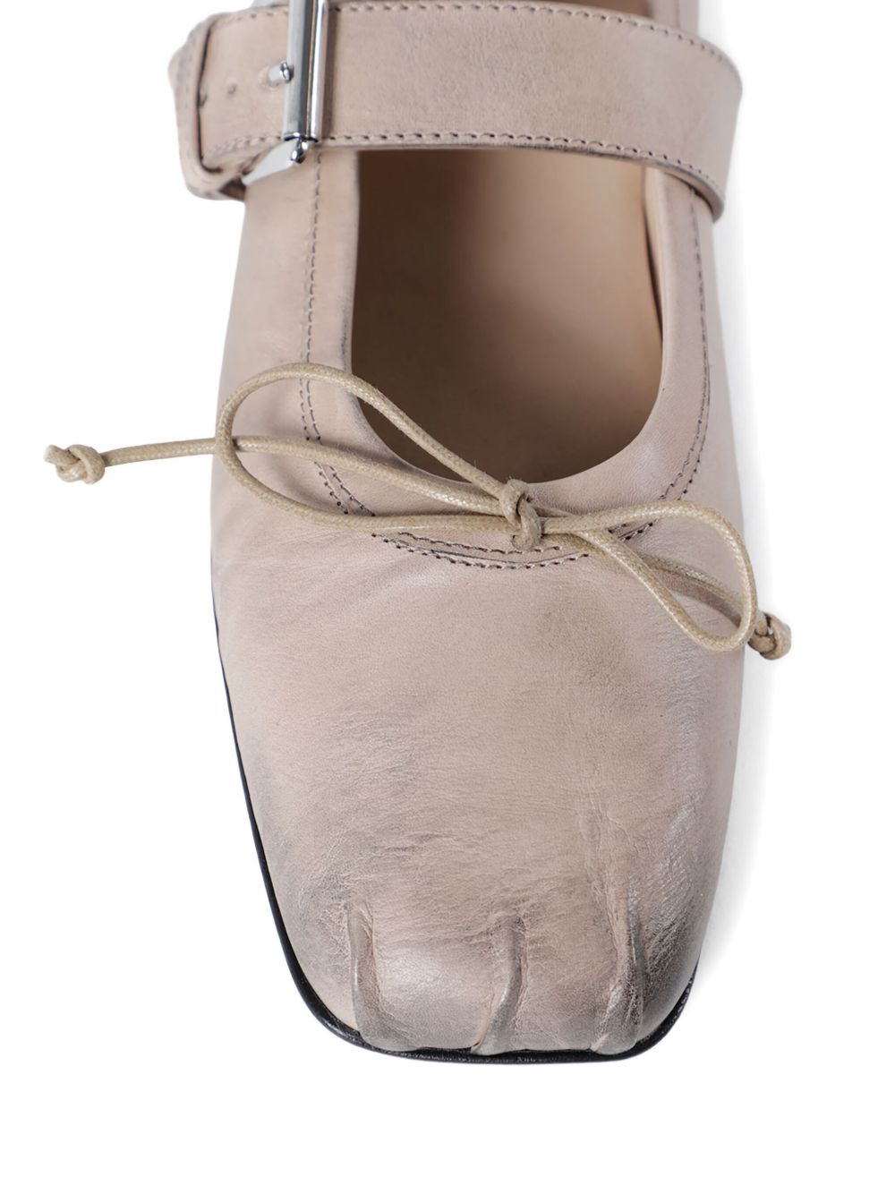 nappa-leather ballet flats - 4